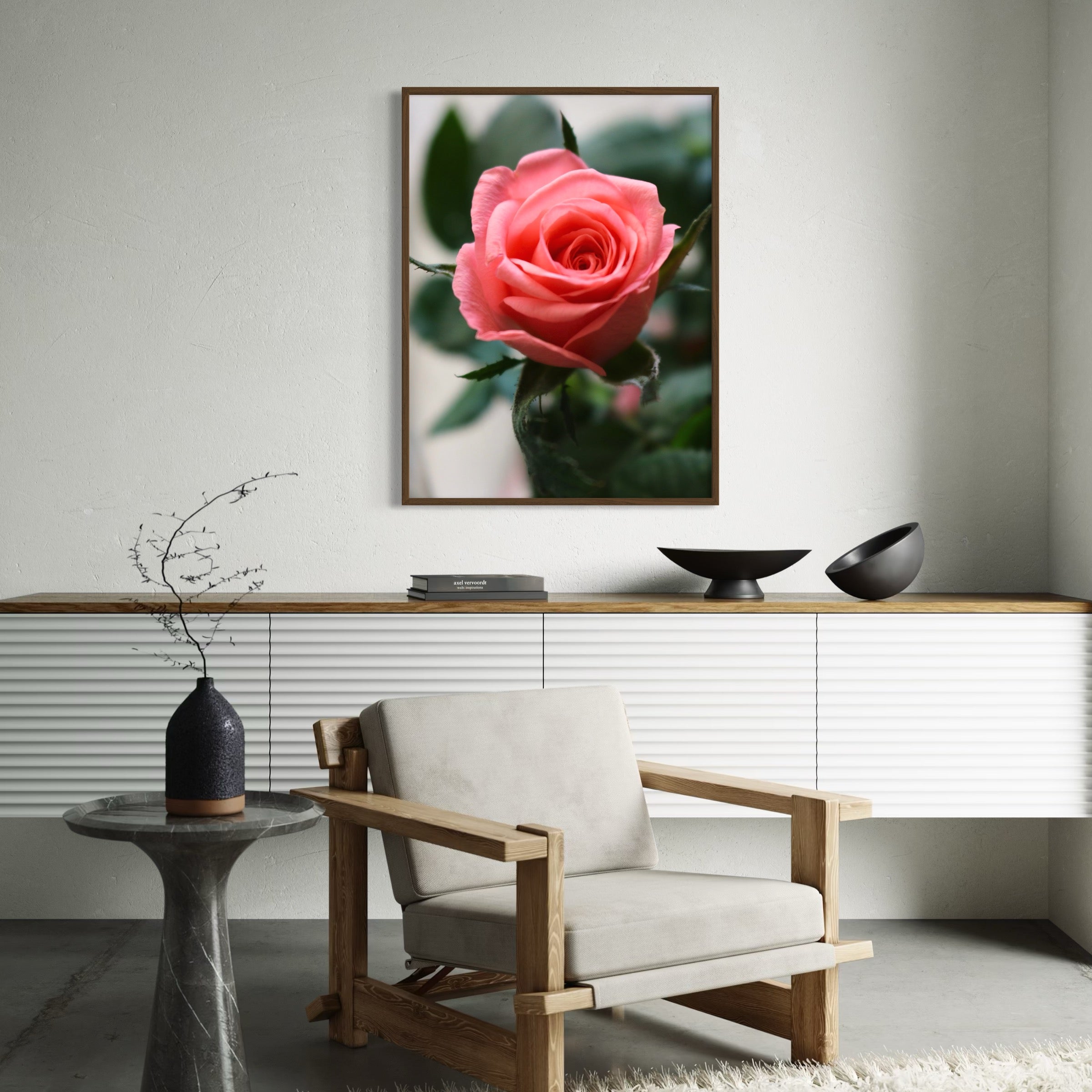 Delicate Rose - Moderno Wall Art Wall Art