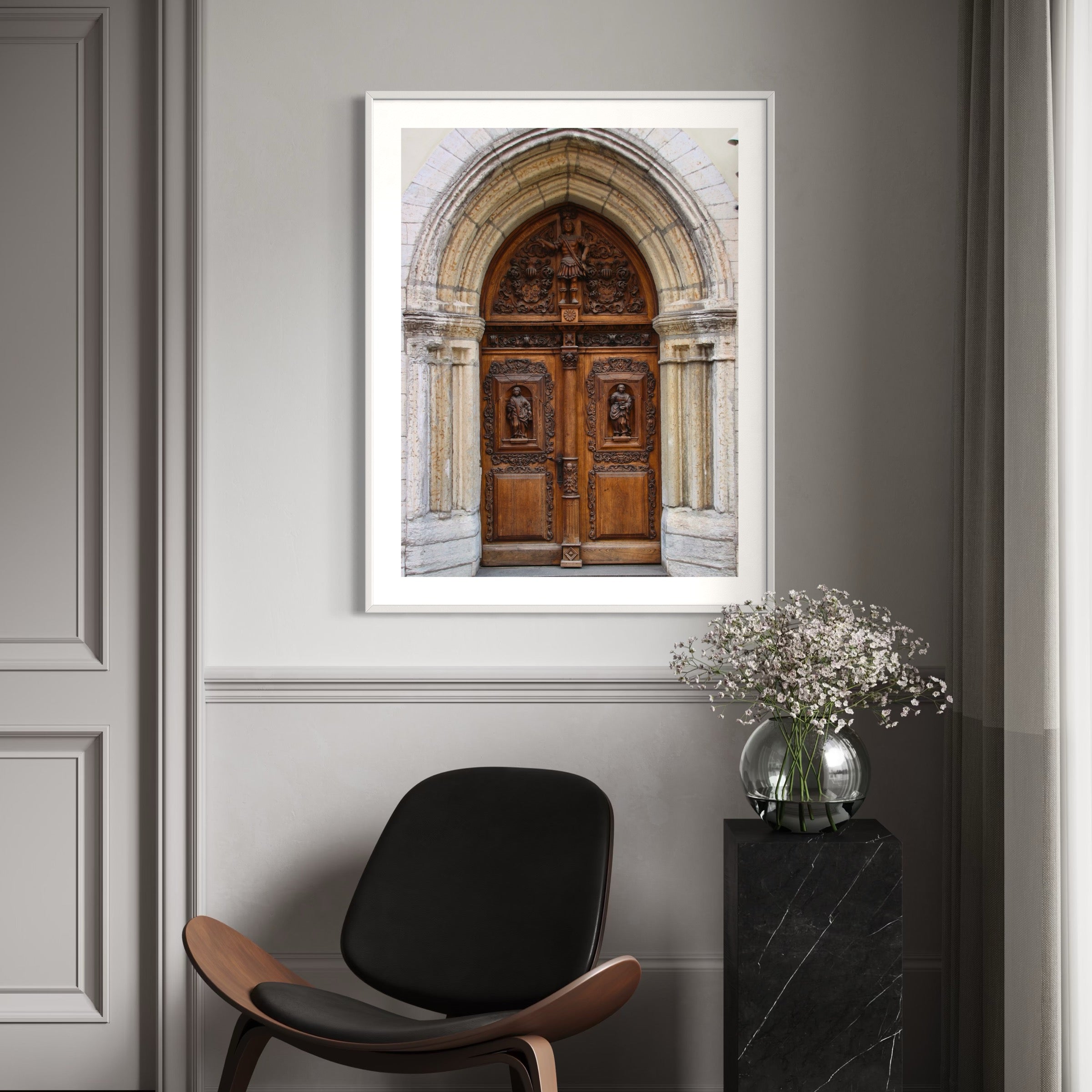 Medieval Wooden Door - Moderno Wall Art Wall Art