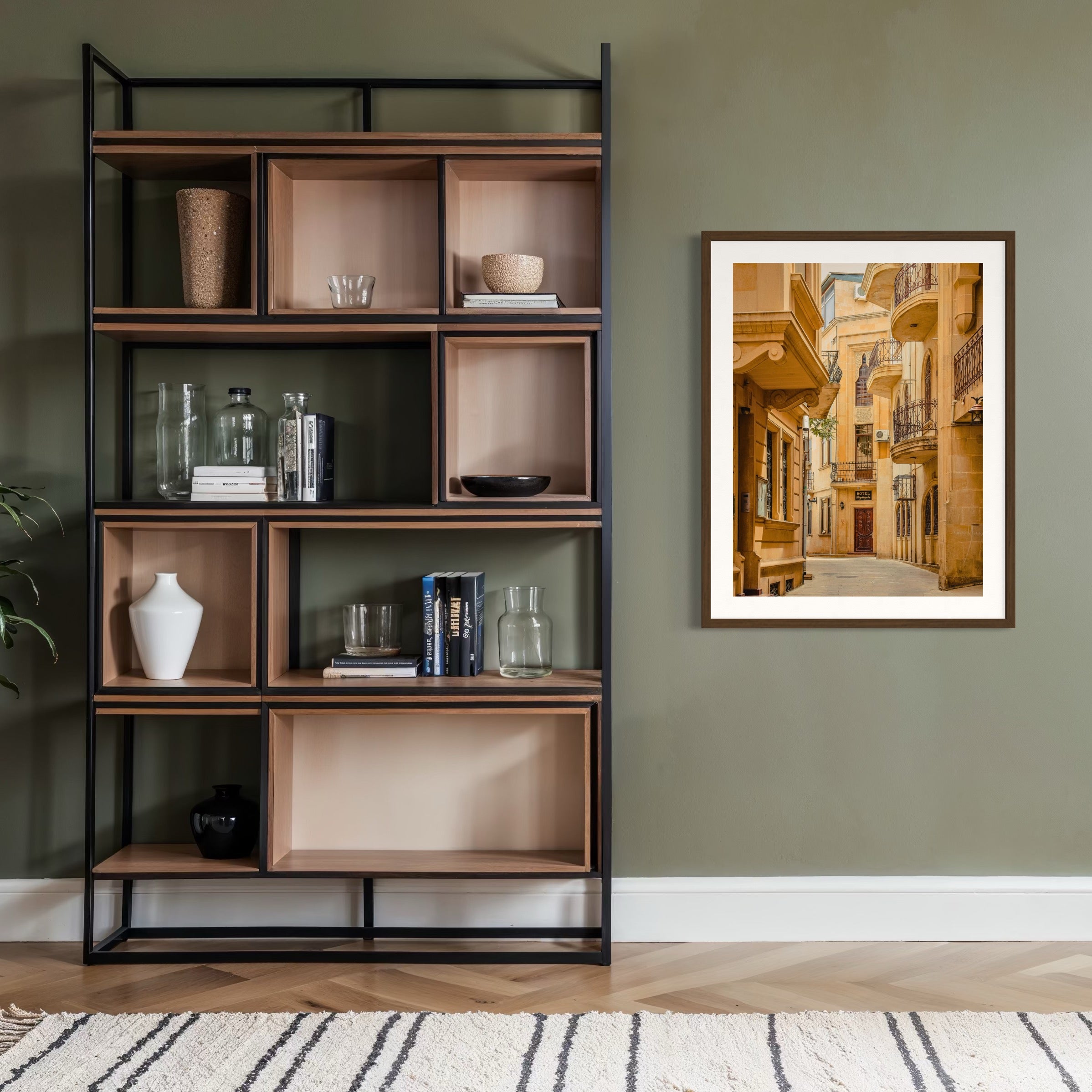 Golden Passage - Moderno Wall Art Wall Art