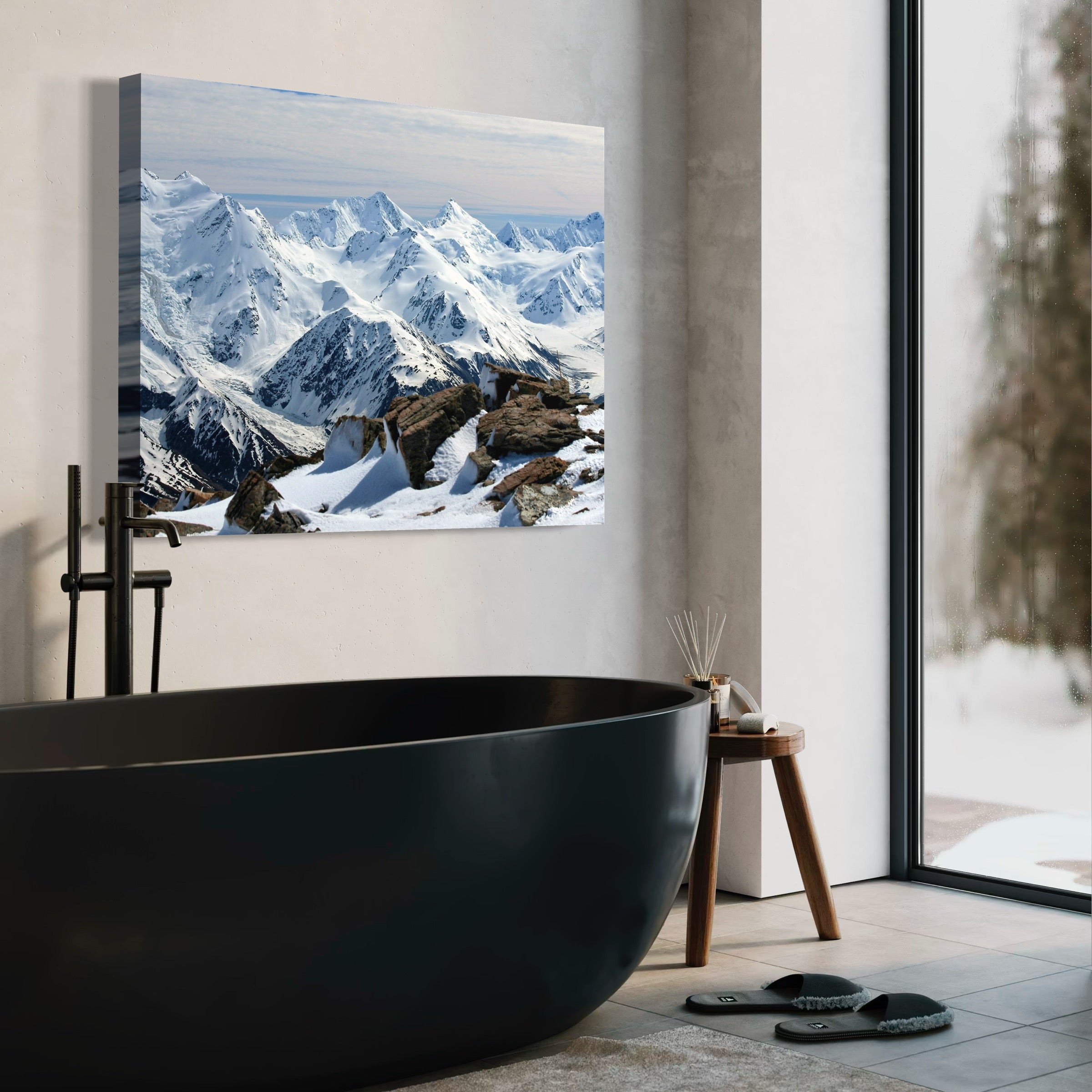 Alpine Ascent - Moderno Wall Art Wall Art