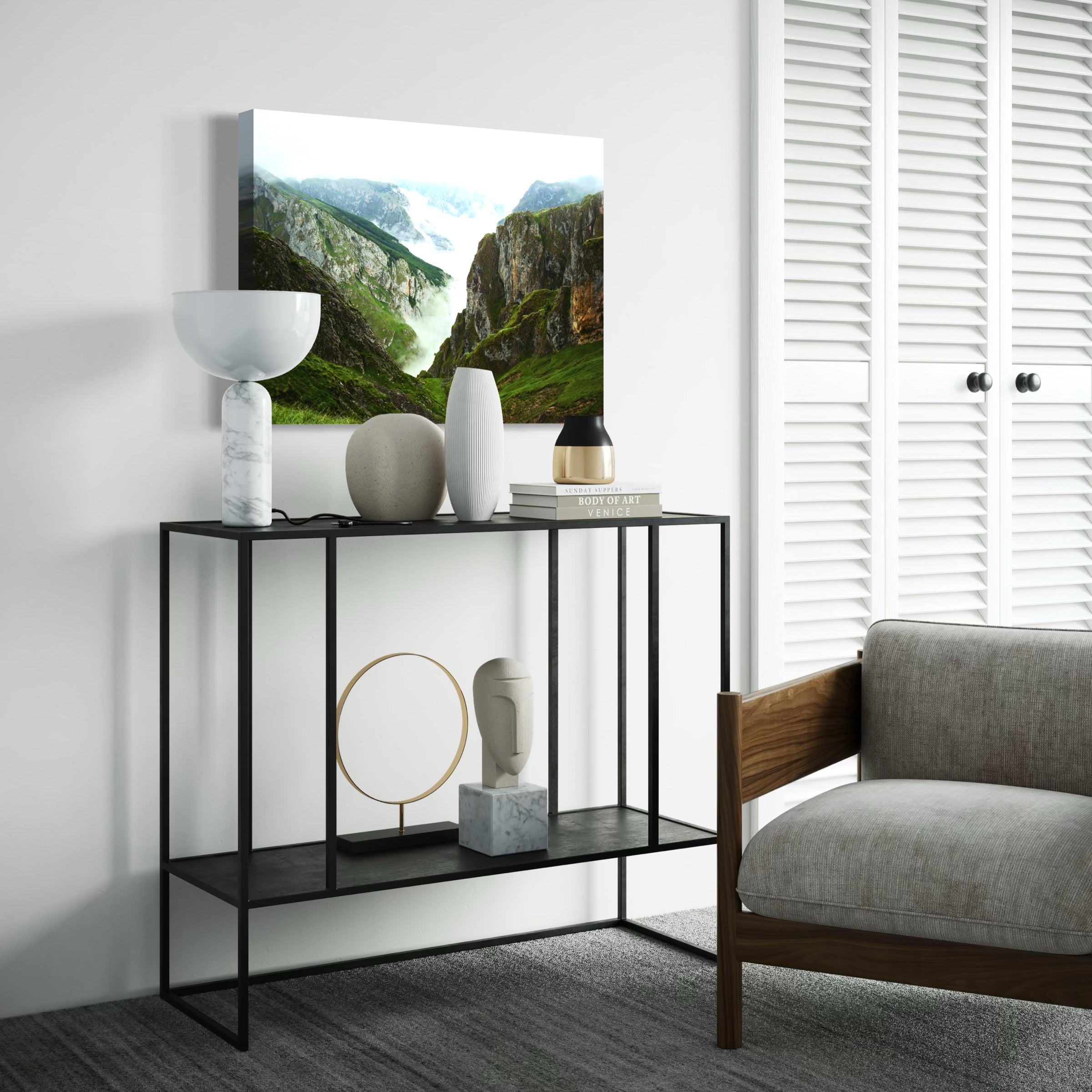 Misty Heights - Moderno Wall Art Wall Art