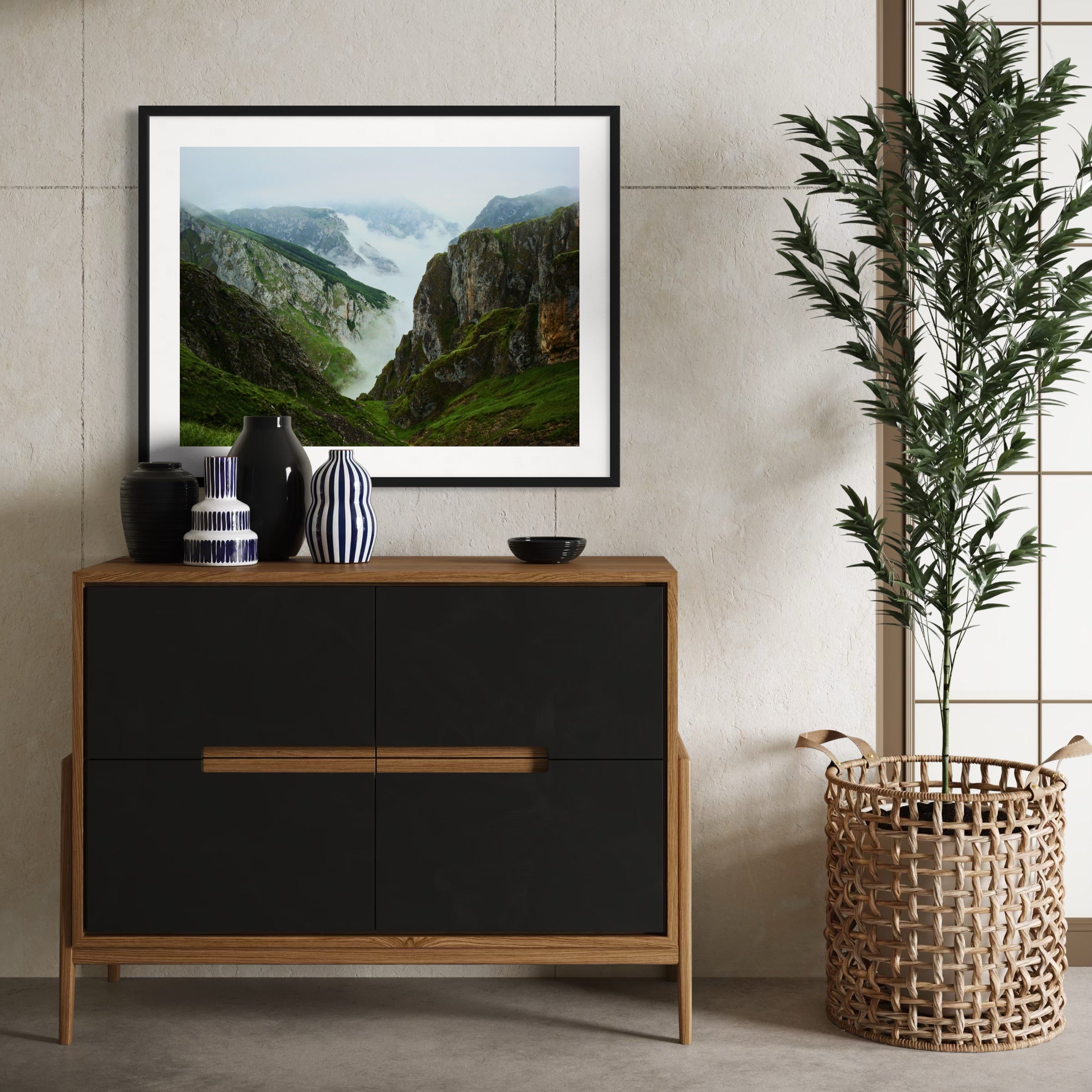 Misty Heights - Moderno Wall Art Wall Art