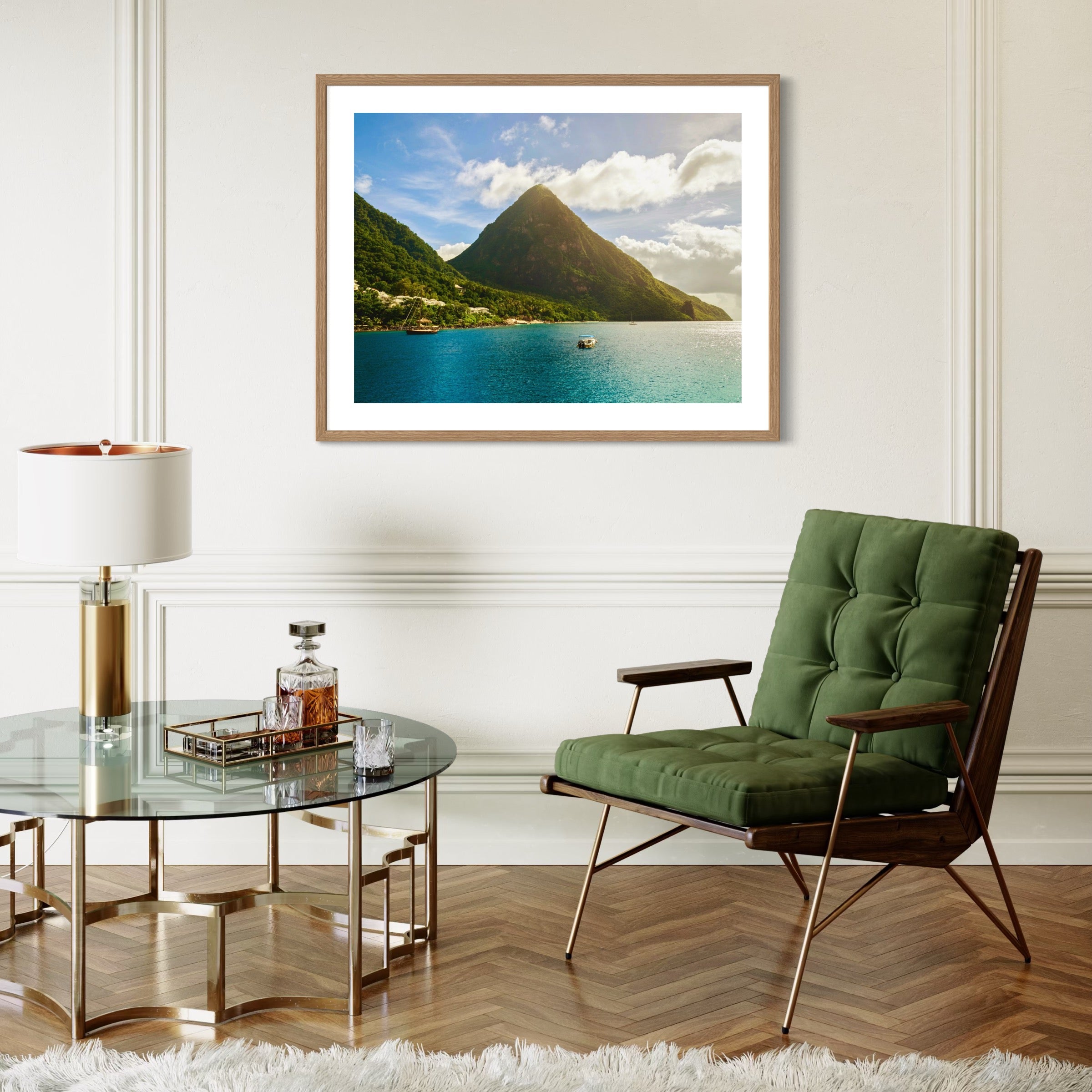 Caribbean Ascent - Moderno Wall Art Wall Art