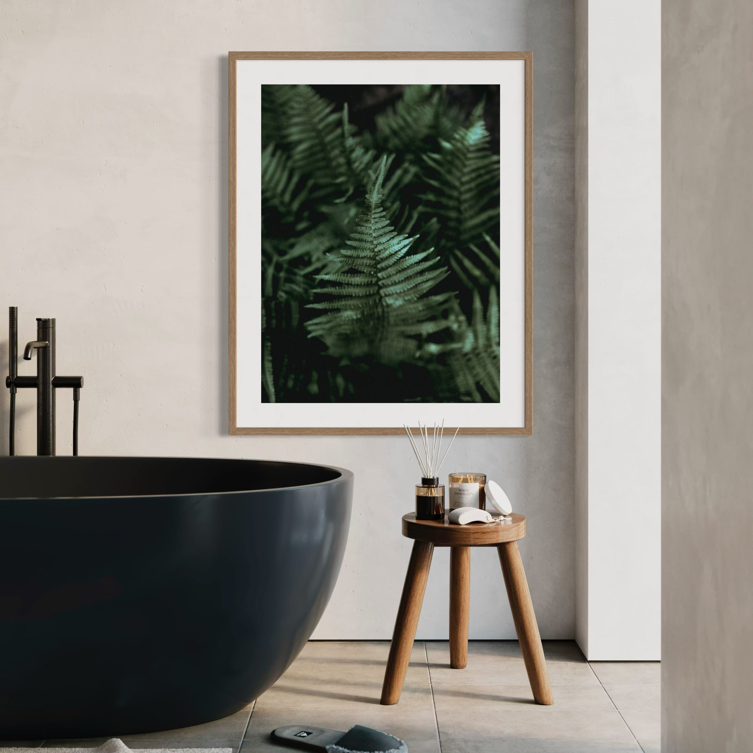 Shadowed Ferns - Moderno Wall Art Wall Art