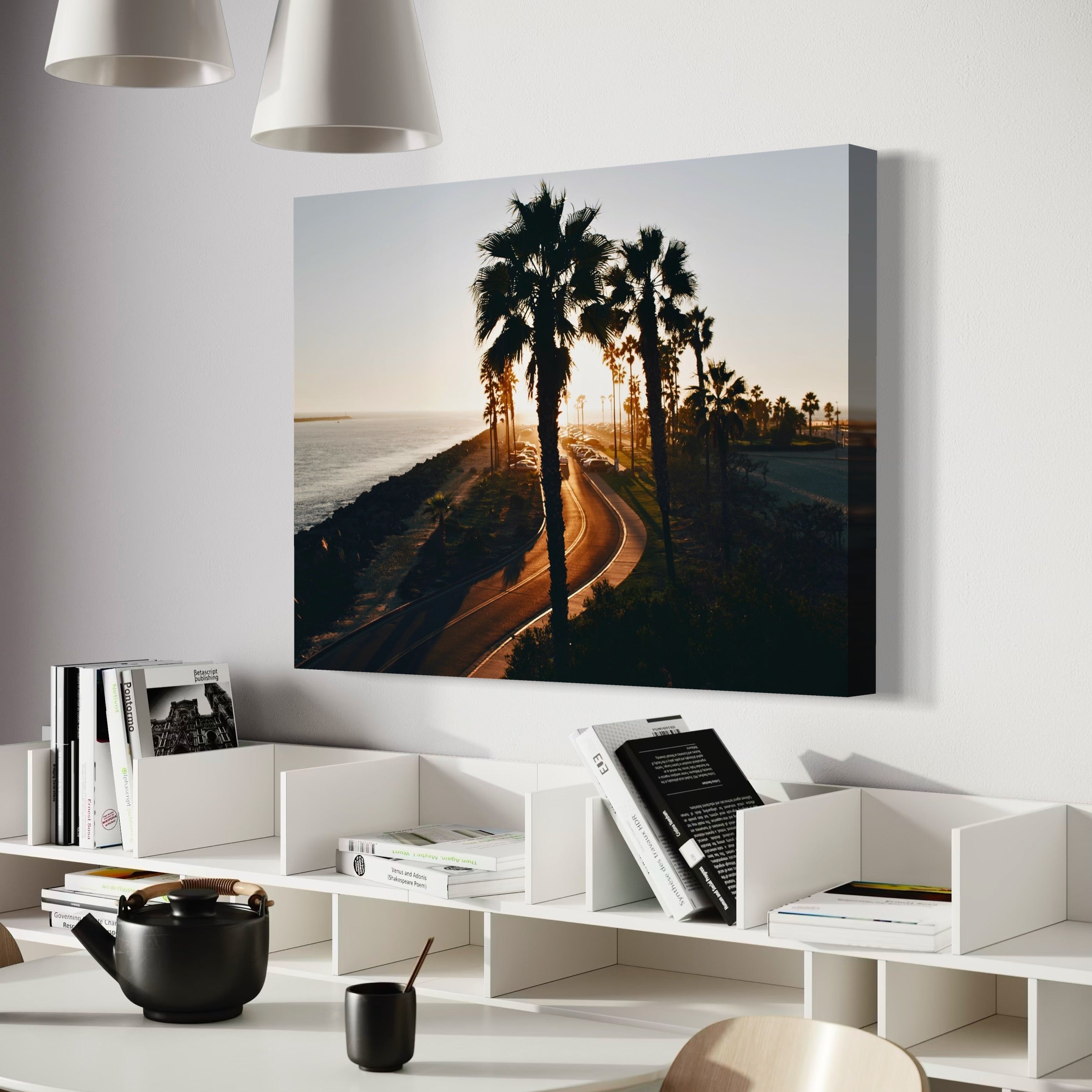 Coastal Silhouettes - Moderno Wall Art Wall Art