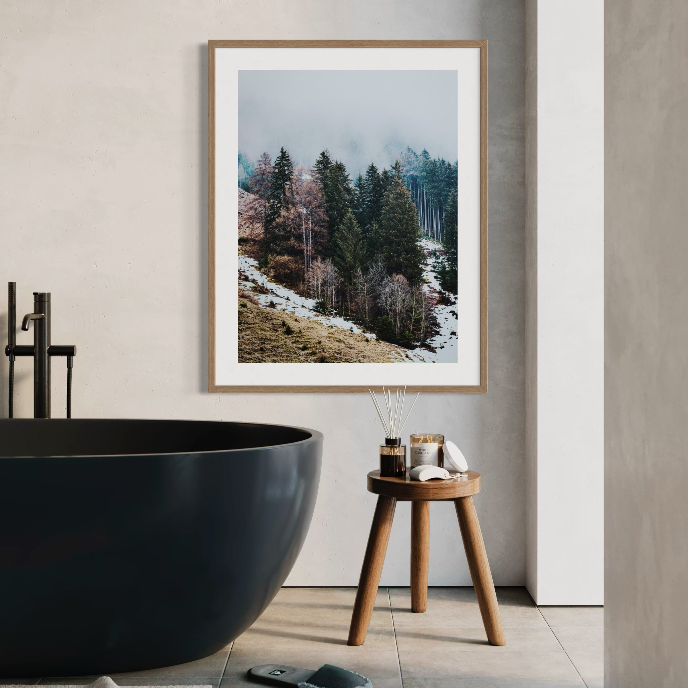 Moody Fall Forest - Moderno Wall Art Wall Art