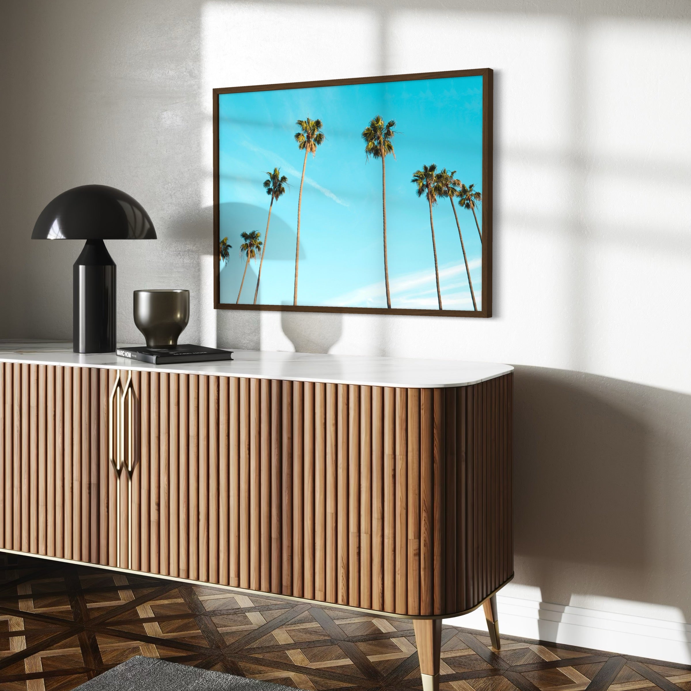 Skyward Palms - Moderno Wall Art Wall Art