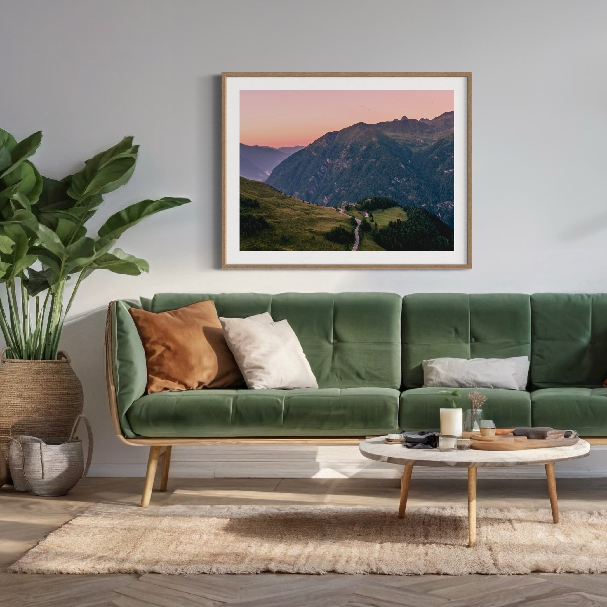 Austrian Alps Roadtrip - Moderno Wall Art Wall Art