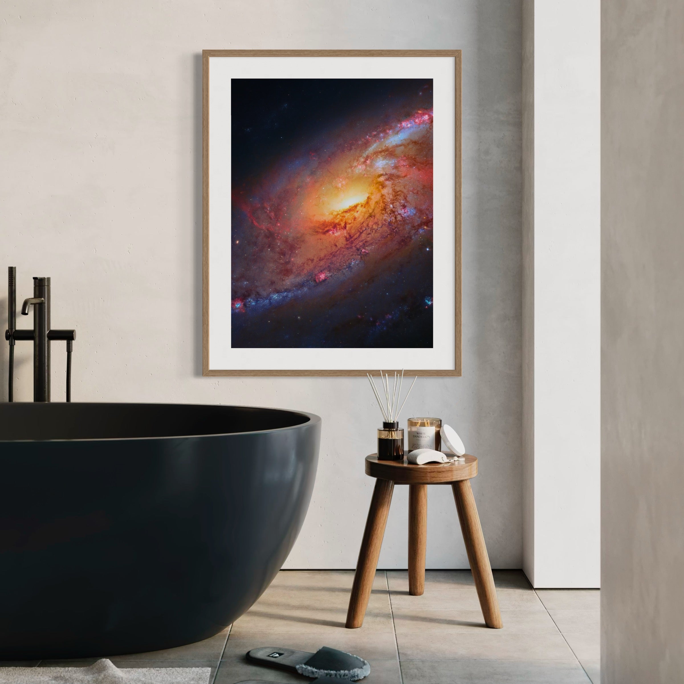 Mysteries of Messier 106 - Moderno Wall Art Wall Art