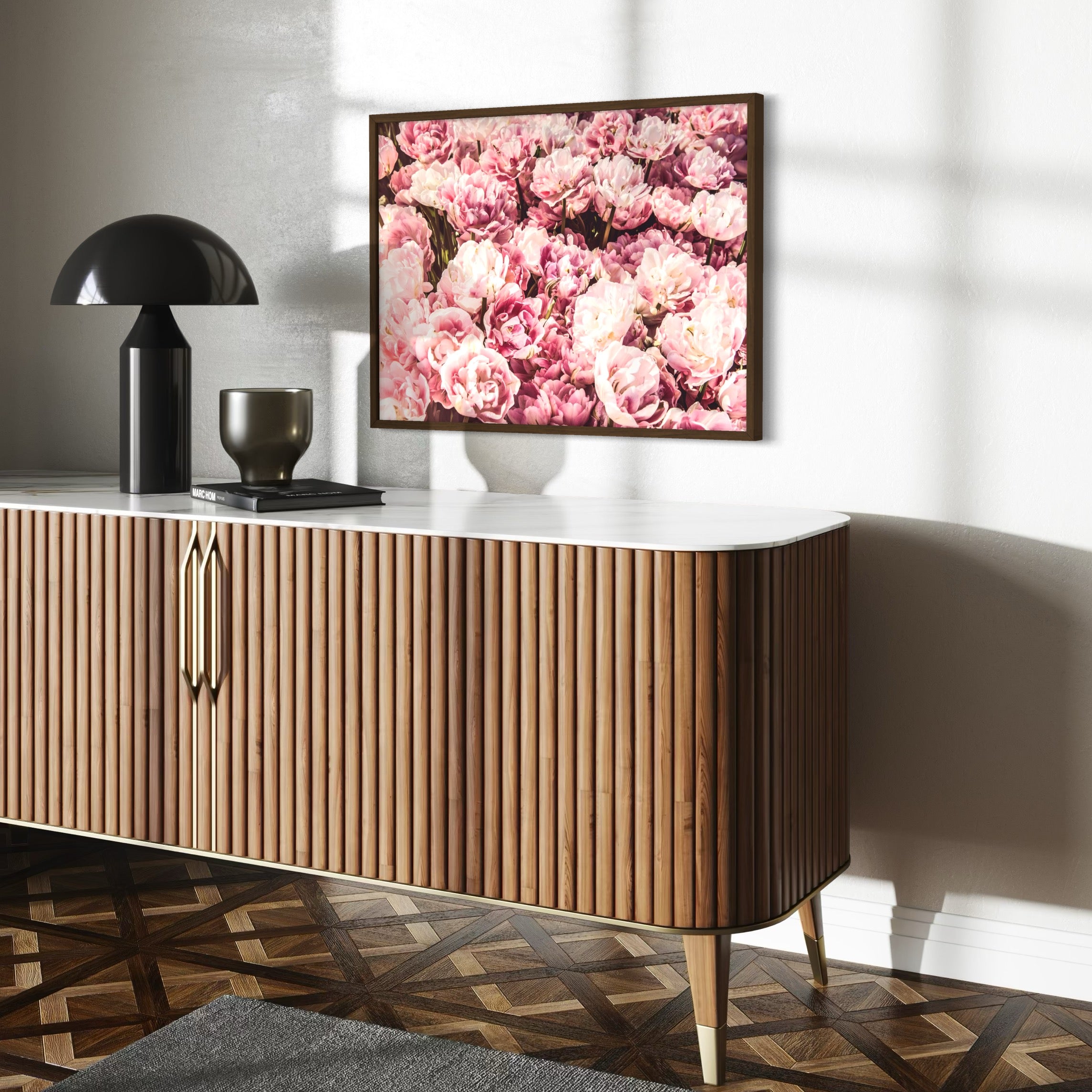 Pink Abundance - Moderno Wall Art Wall Art