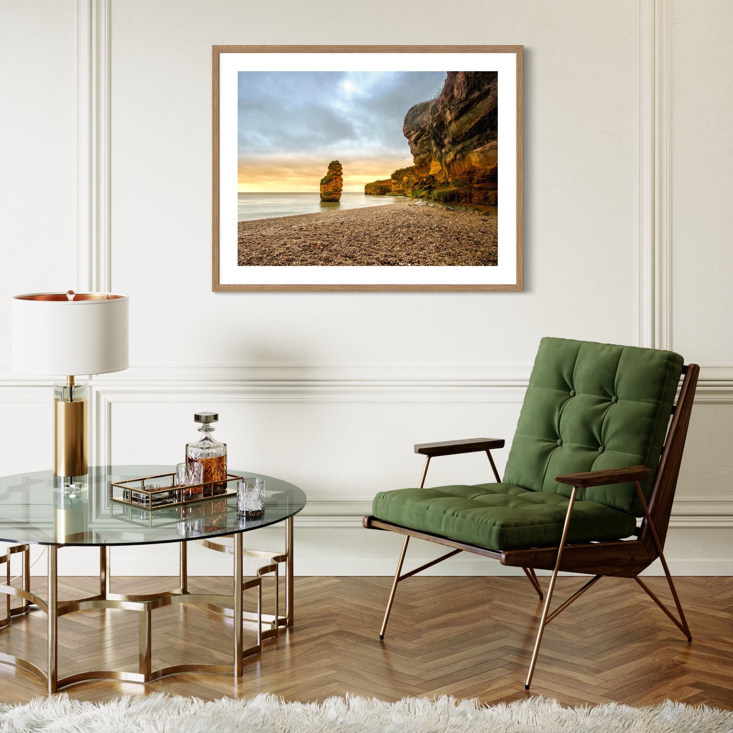 Edge of the English Coast - Moderno Wall Art Wall Art