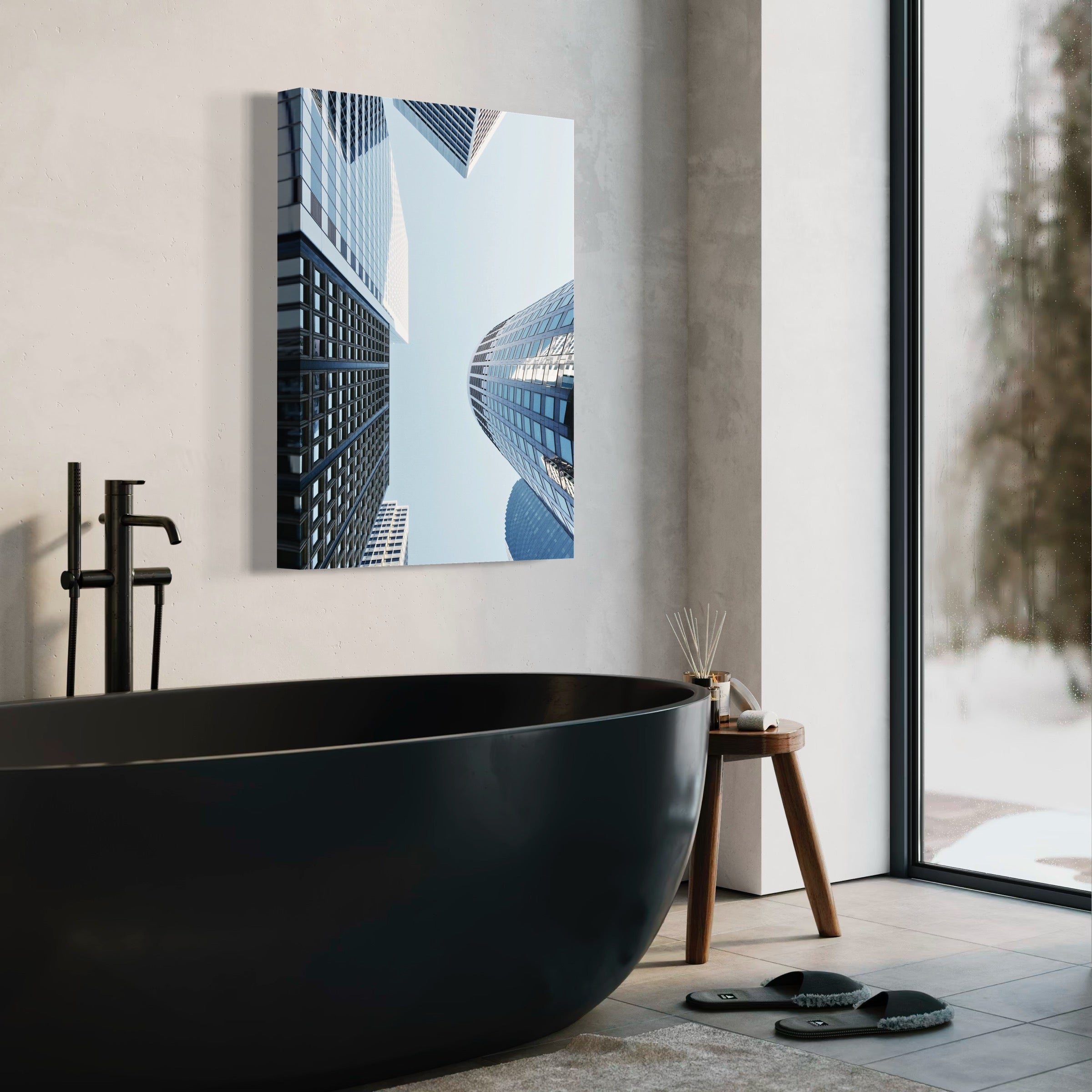 Sleek Ascent - Moderno Wall Art Wall Art