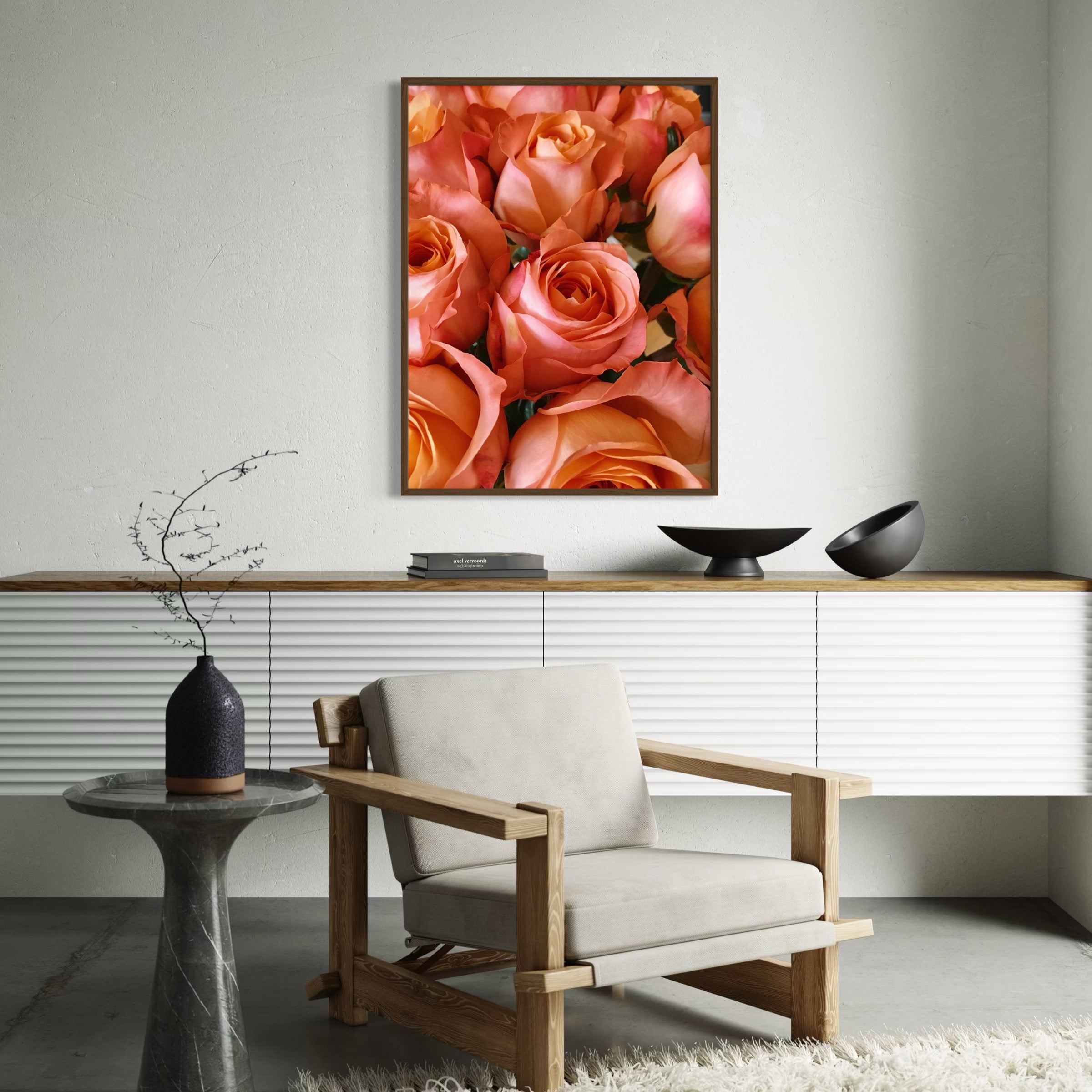 Coral Elegance - Moderno Wall Art Wall Art