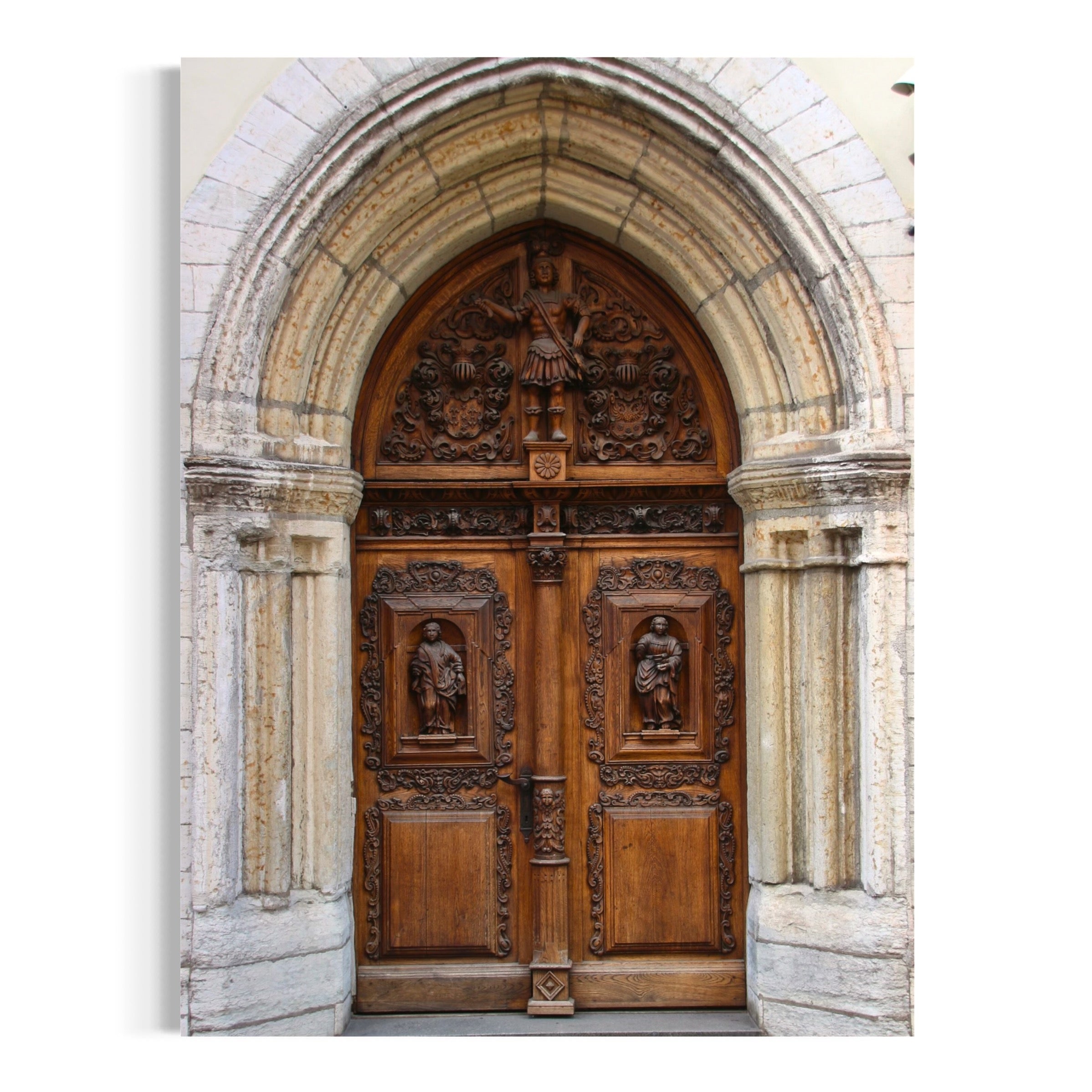 Medieval Wooden Door - Moderno Wall Art Wall Art