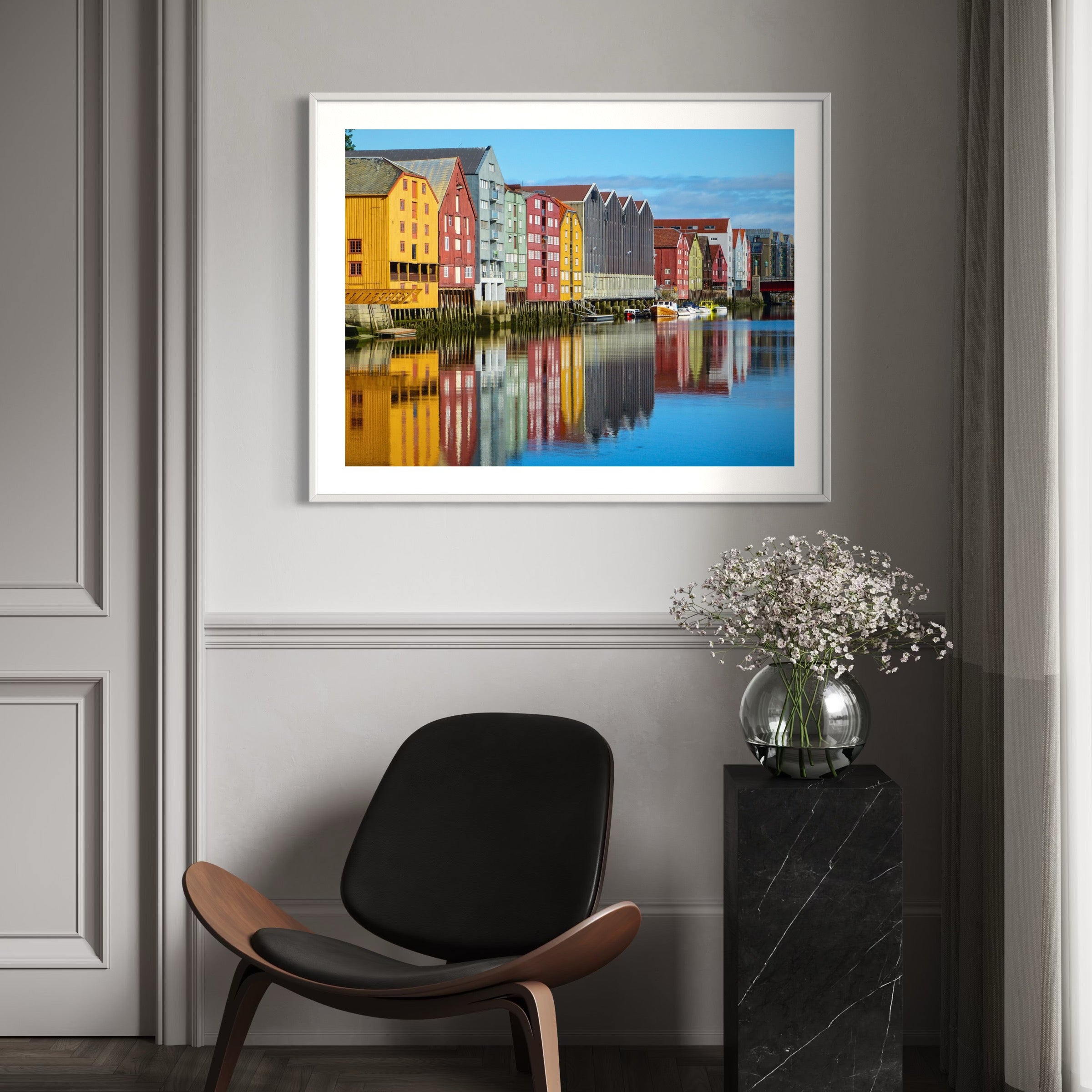 Nidelva Reflections - Moderno Wall Art Wall Art