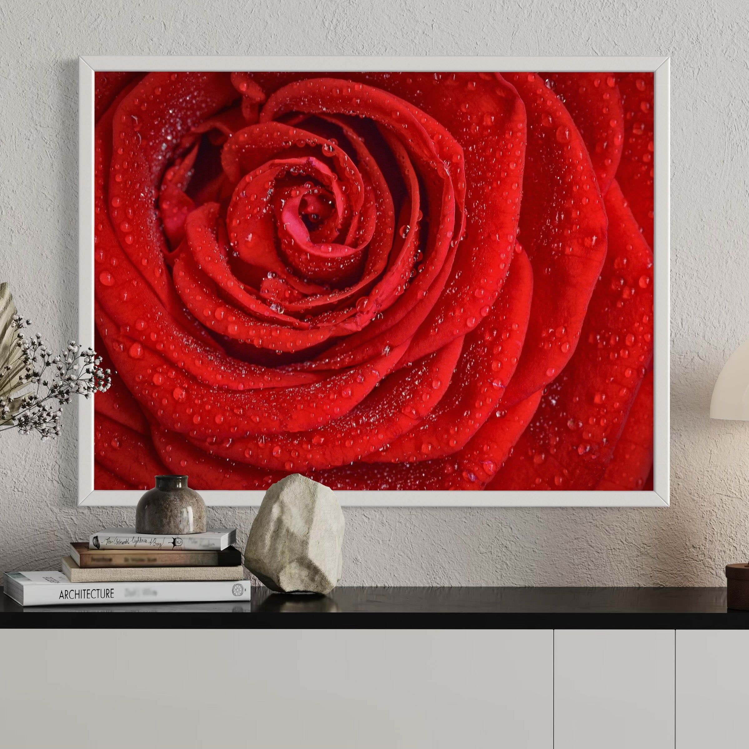 Heart of the Rose - Moderno Wall Art Wall Art