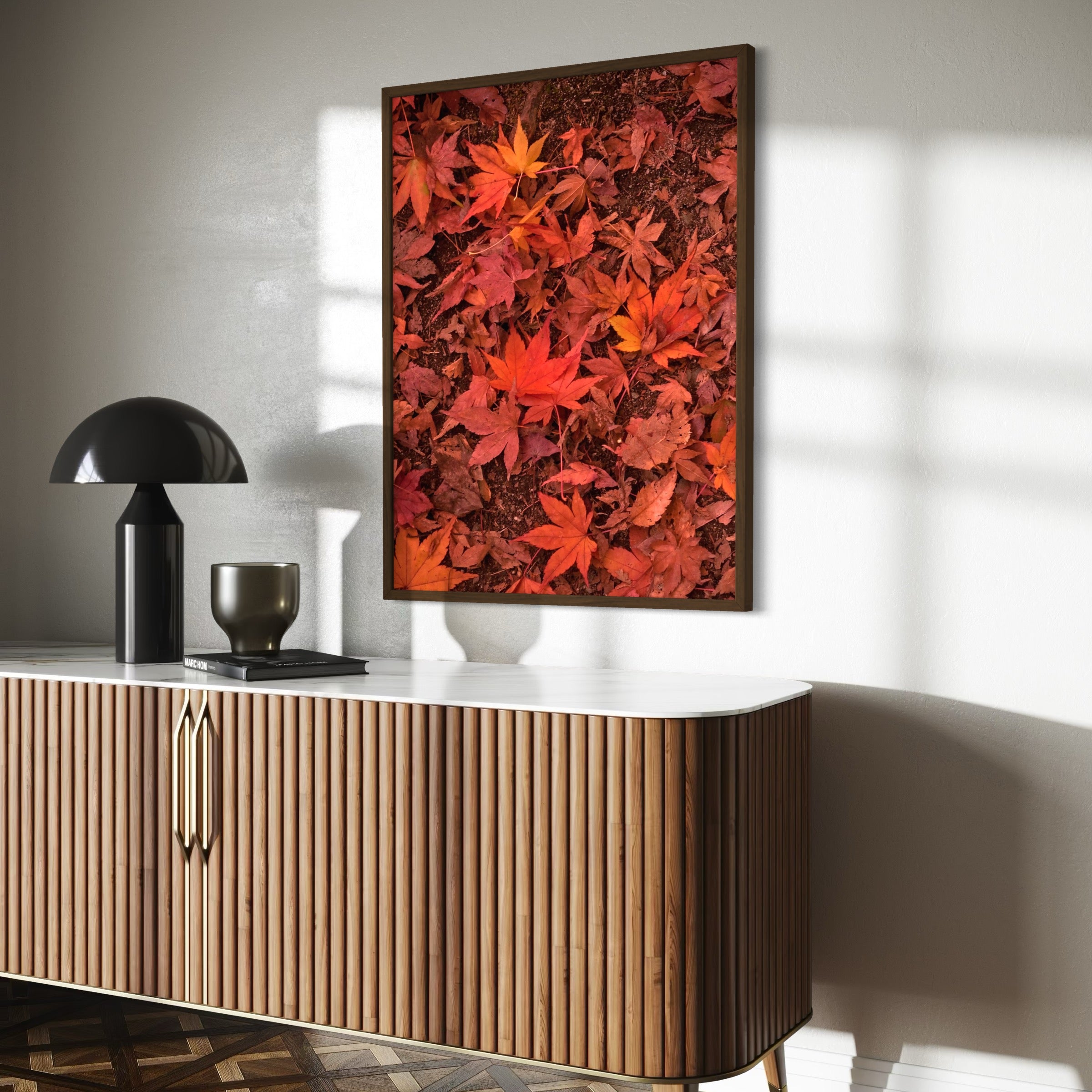 Vibrant Autumn Leaves - Moderno Wall Art Wall Art