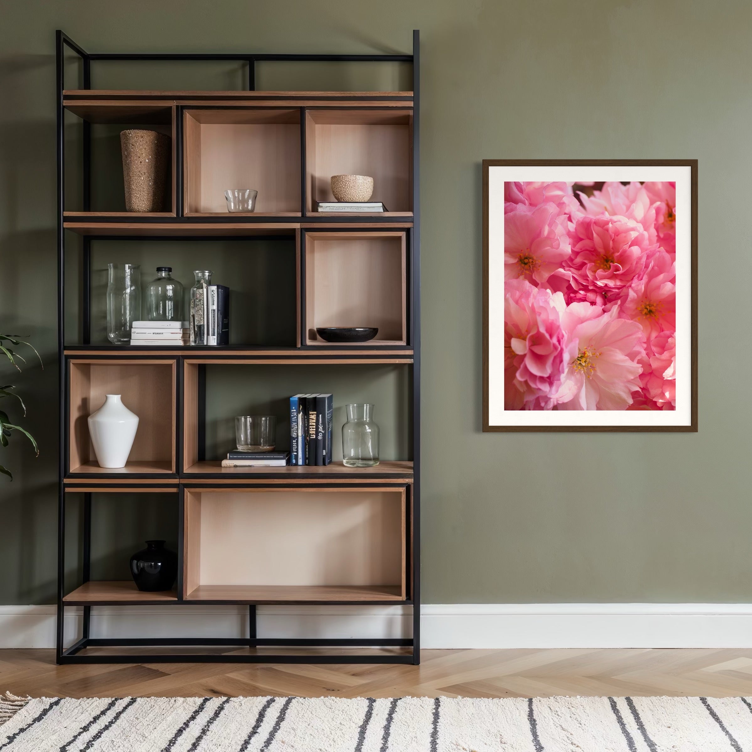 Sakura Floral Elegance - Moderno Wall Art Wall Art