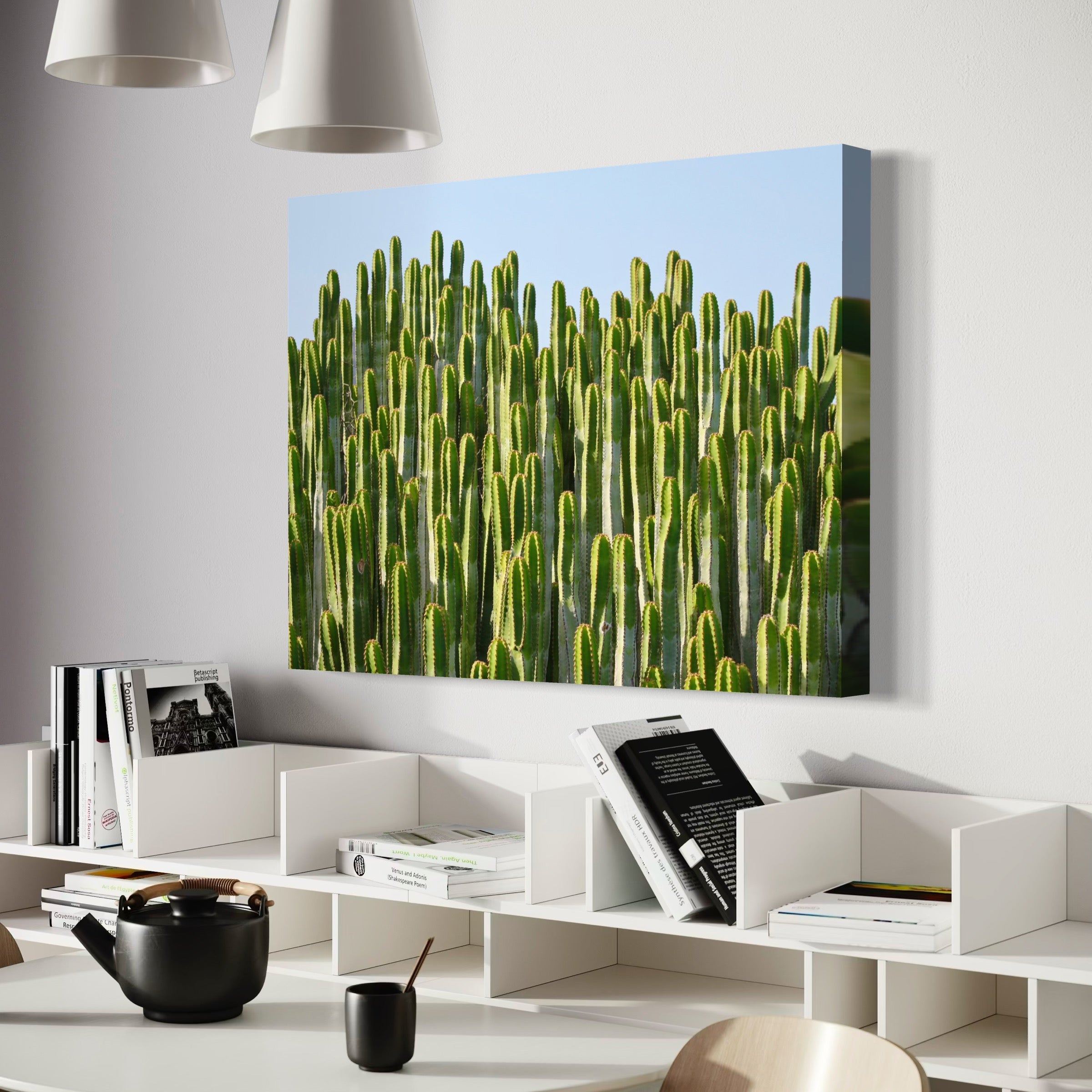 Skybound Cacti - Moderno Wall Art Wall Art