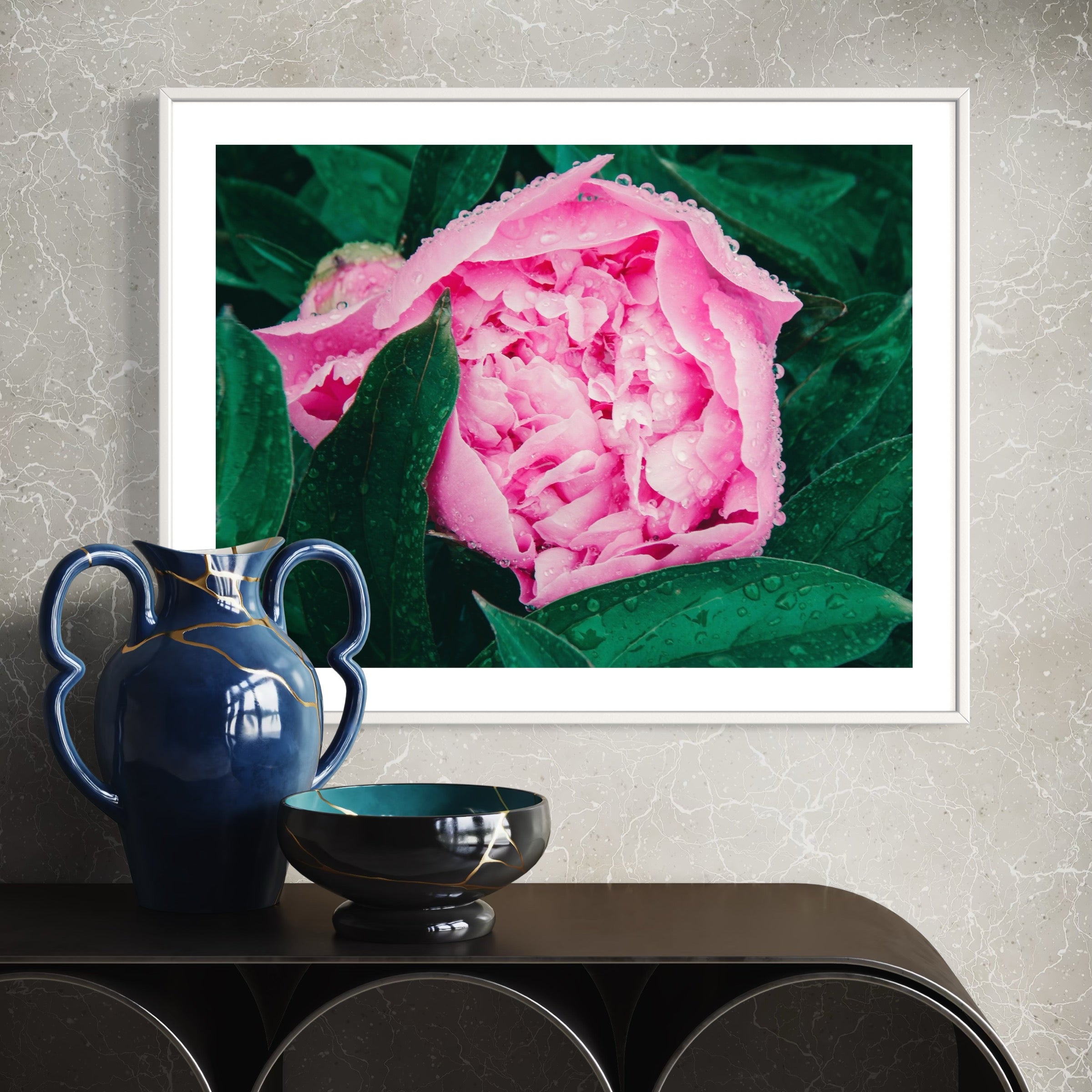 Blush After Rain - Moderno Wall Art