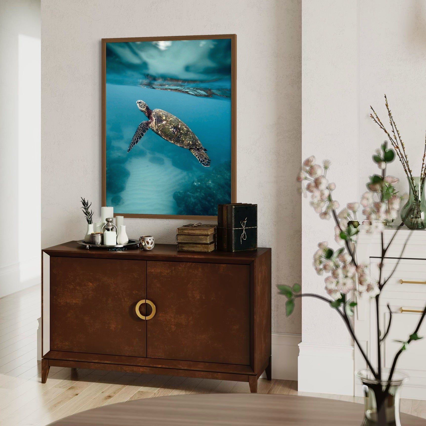 Grace Beneath the Waves - Moderno Wall Art Wall Art