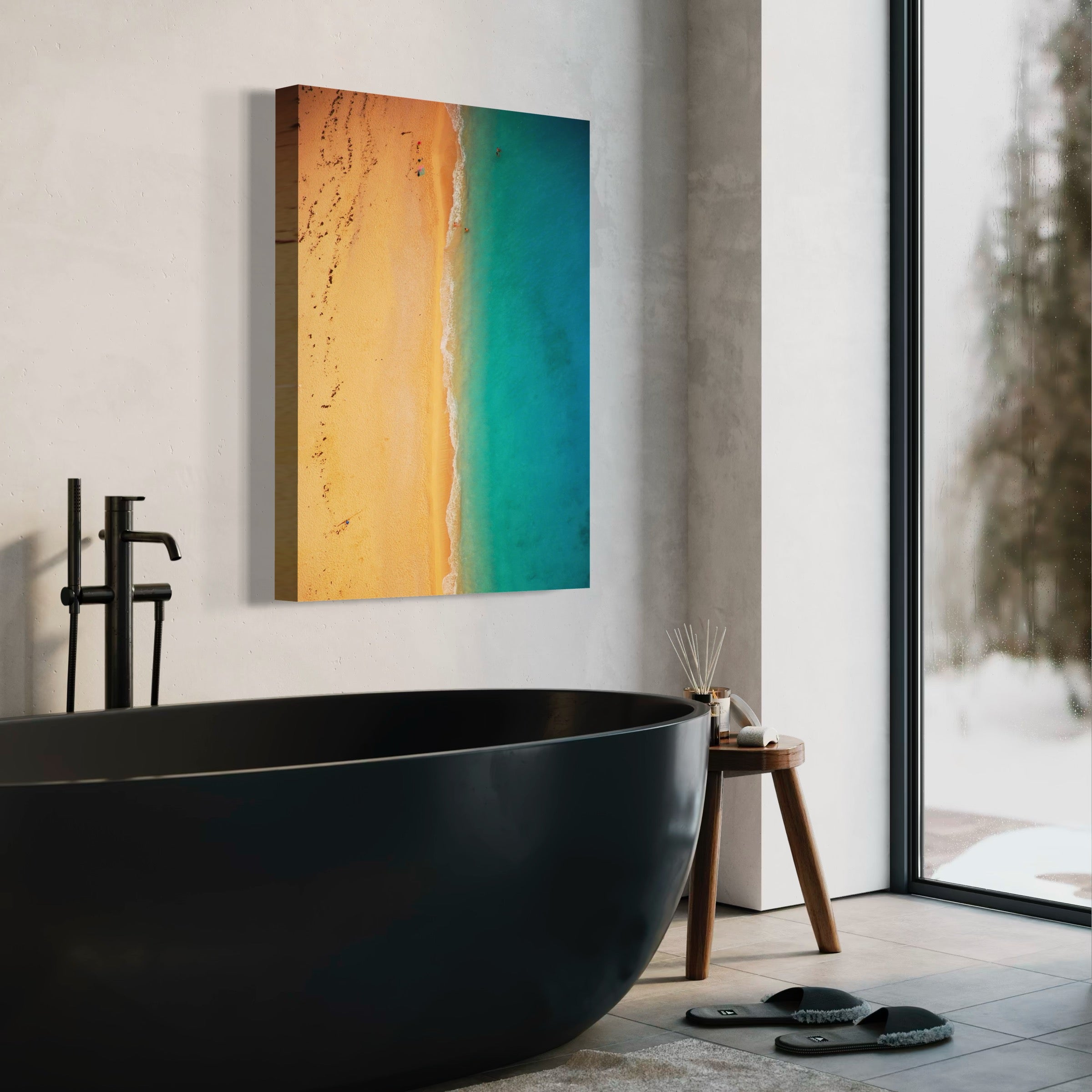 Earth and Ocean - Moderno Wall Art Wall Art