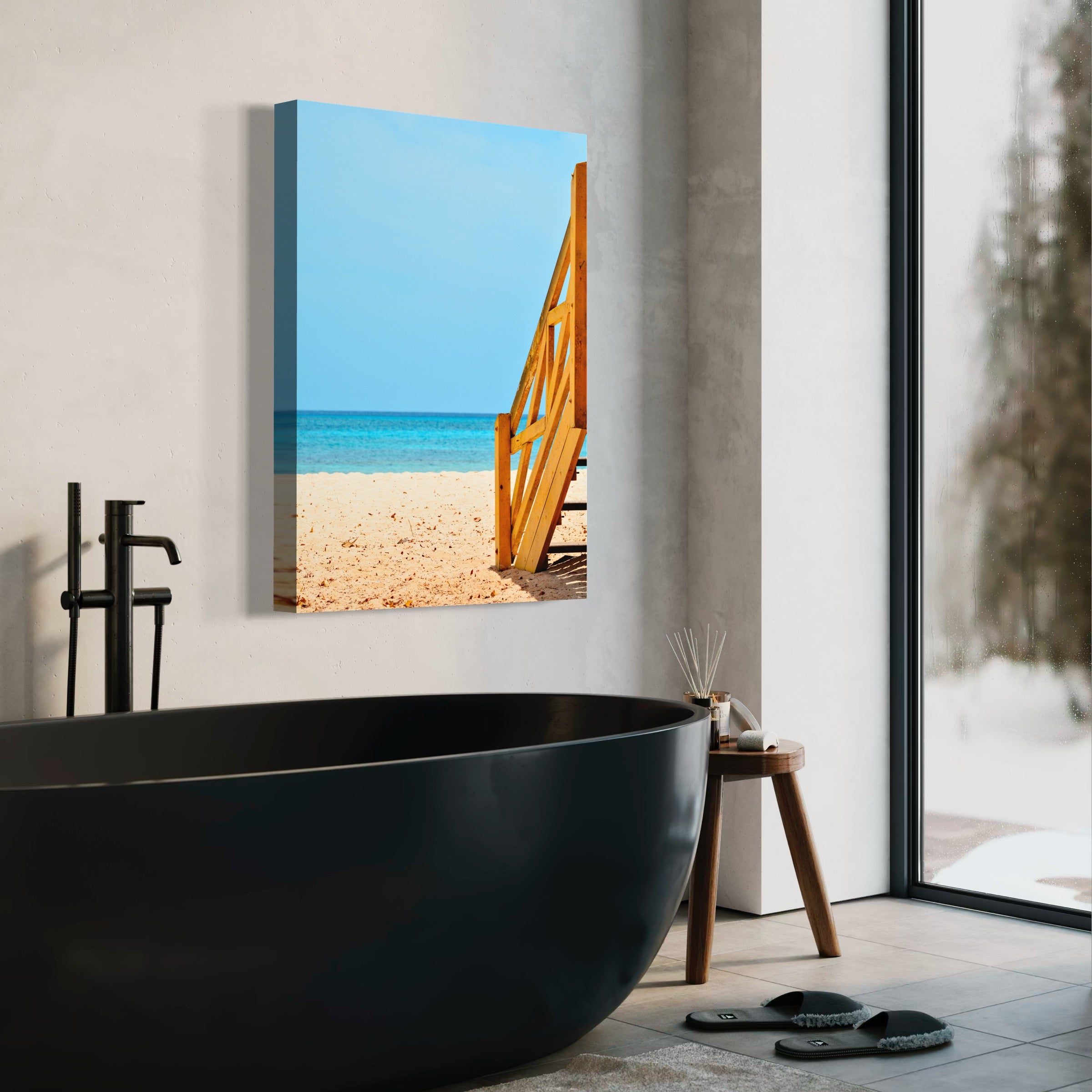 Summer Beach Day - Moderno Wall Art Wall Art