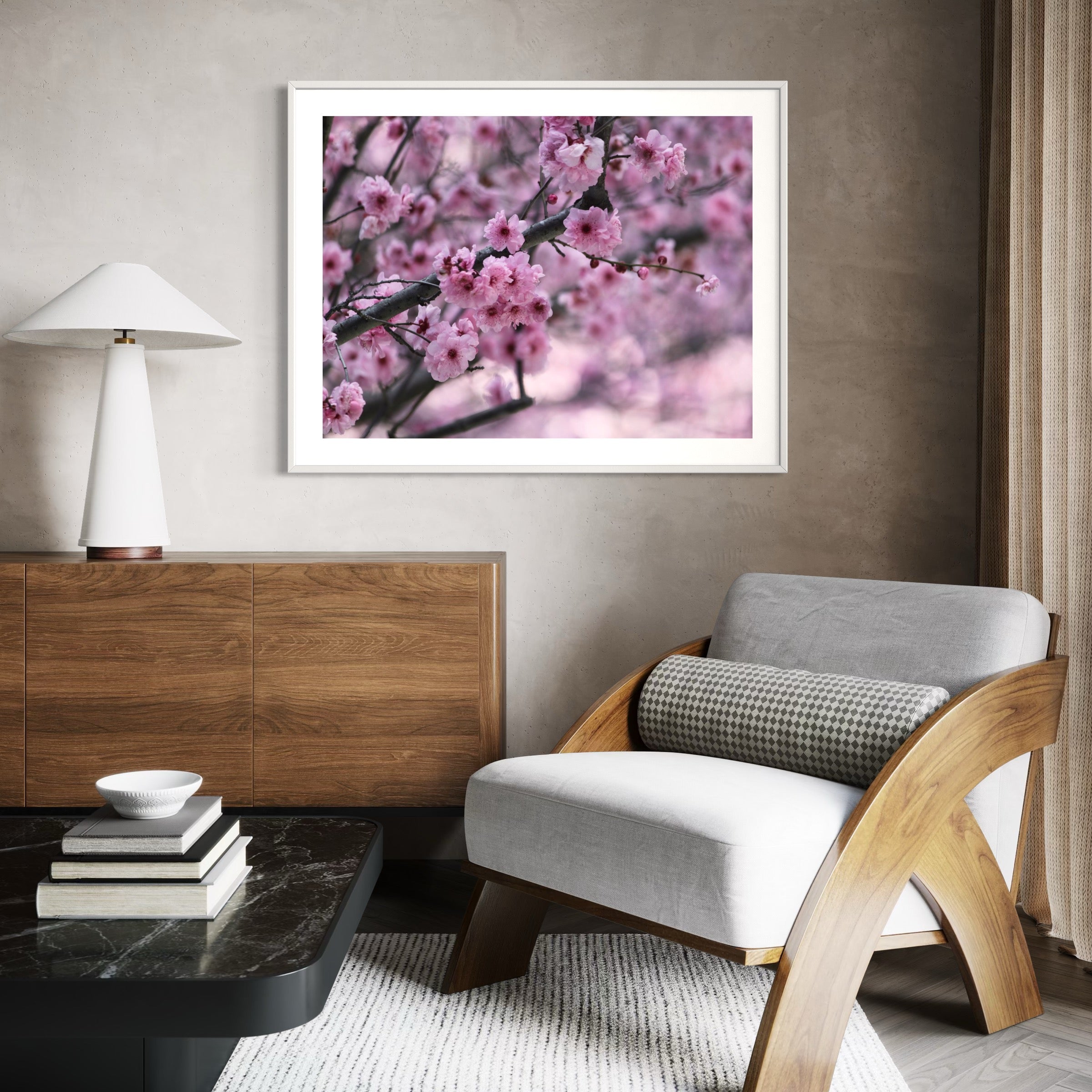 Cherry Blossom Dreams - Moderno Wall Art Wall Art
