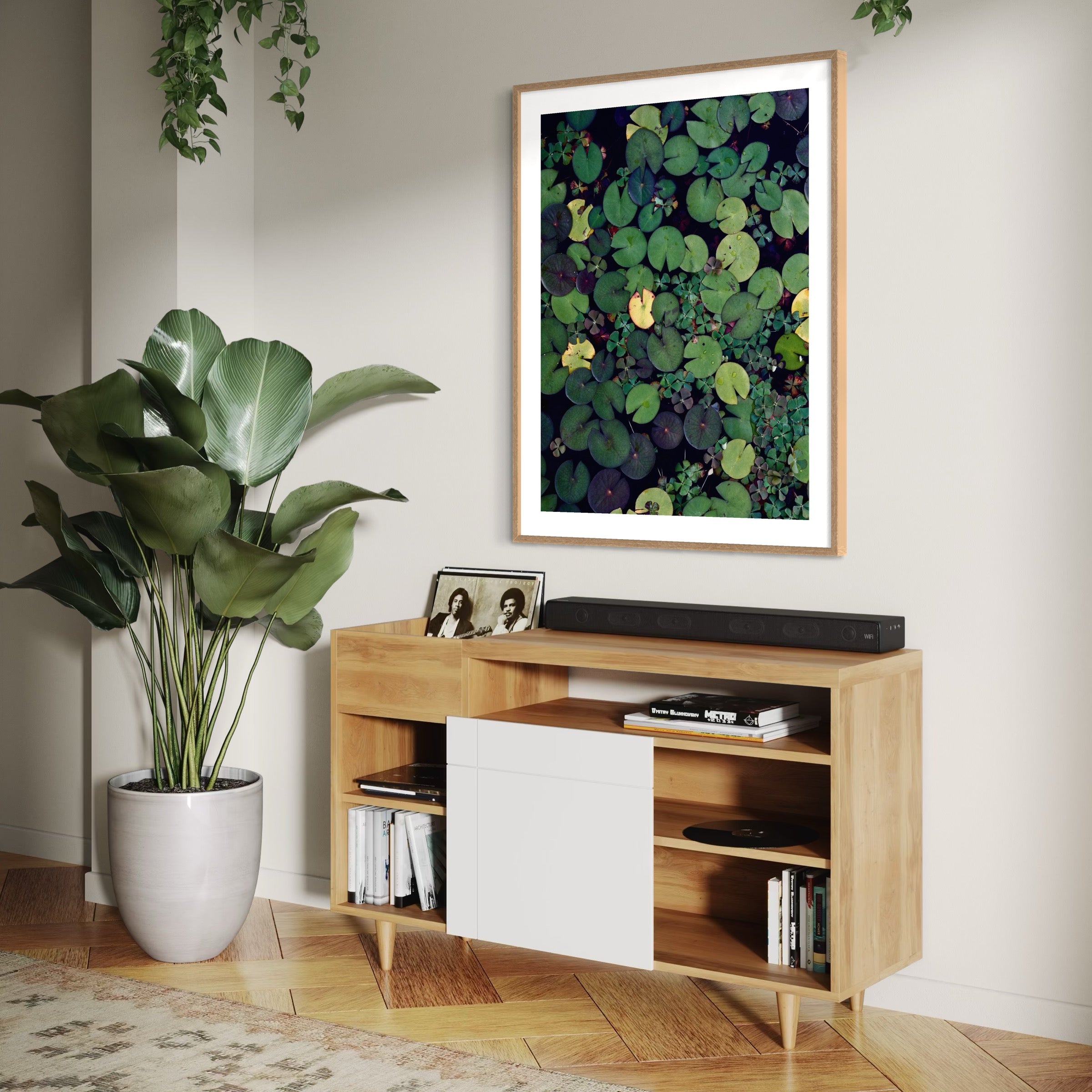 Lily Pad Mosaic - Moderno Wall Art Wall Art