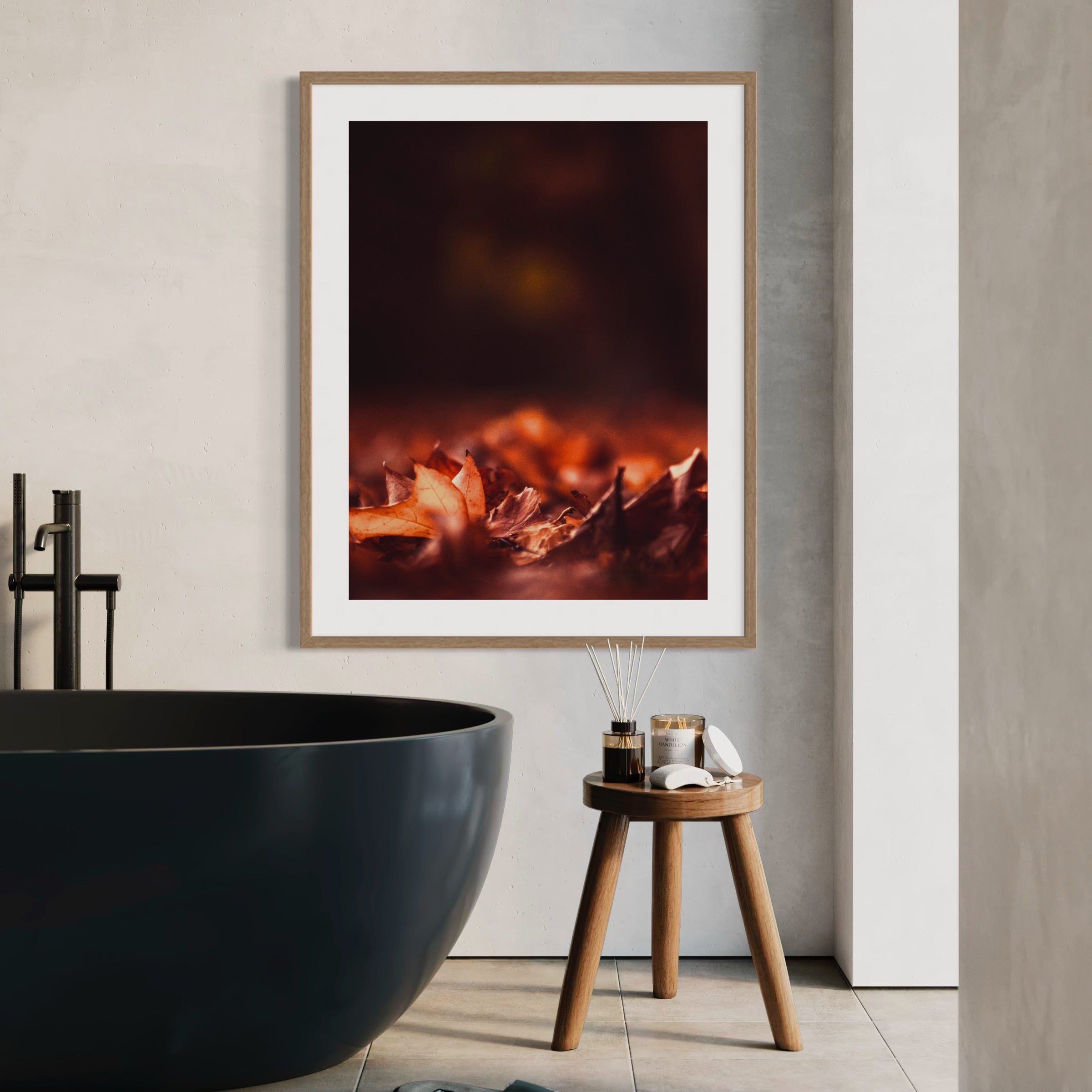 Crimson Calm - Moderno Wall Art Wall Art