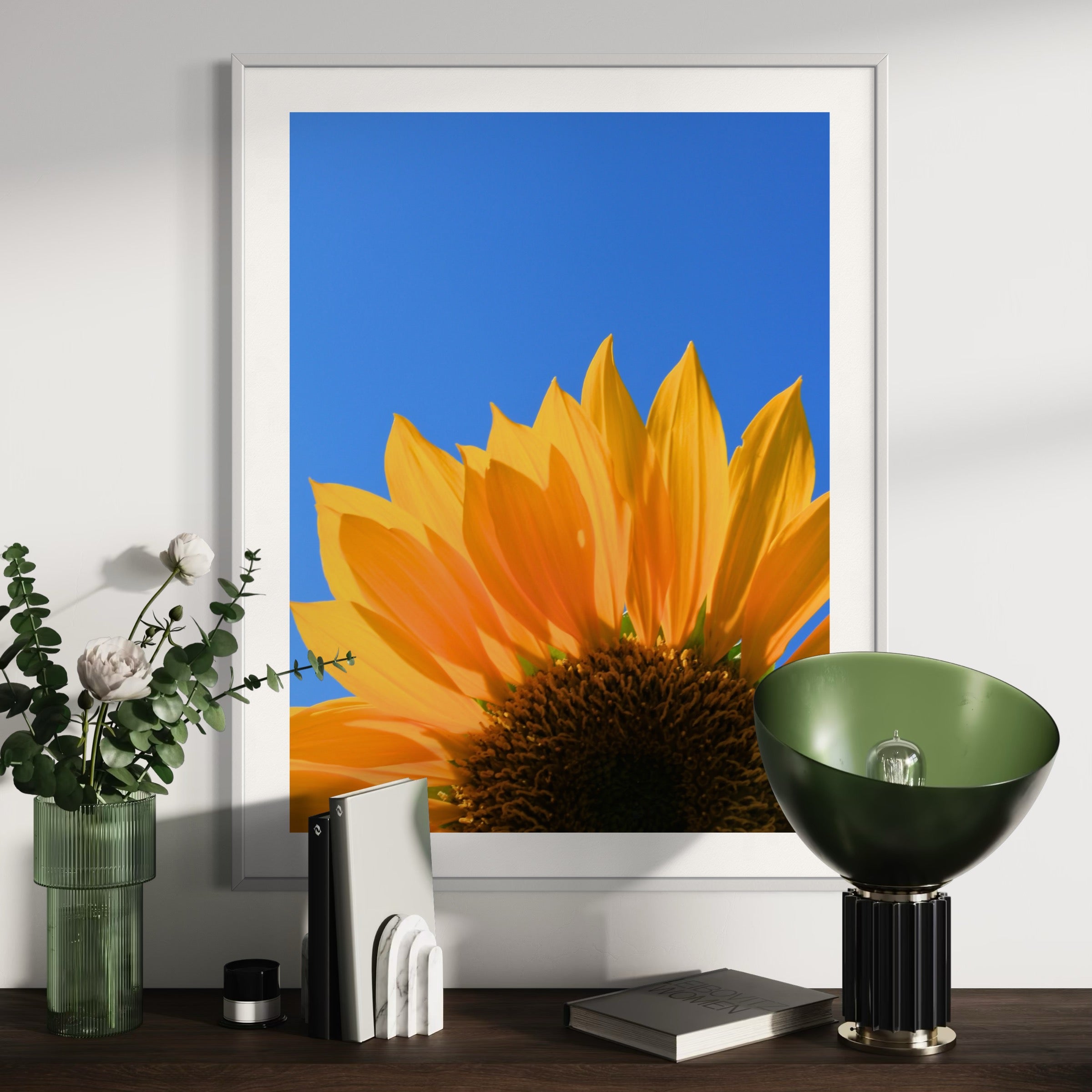 Golden Petals - Moderno Wall Art Wall Art