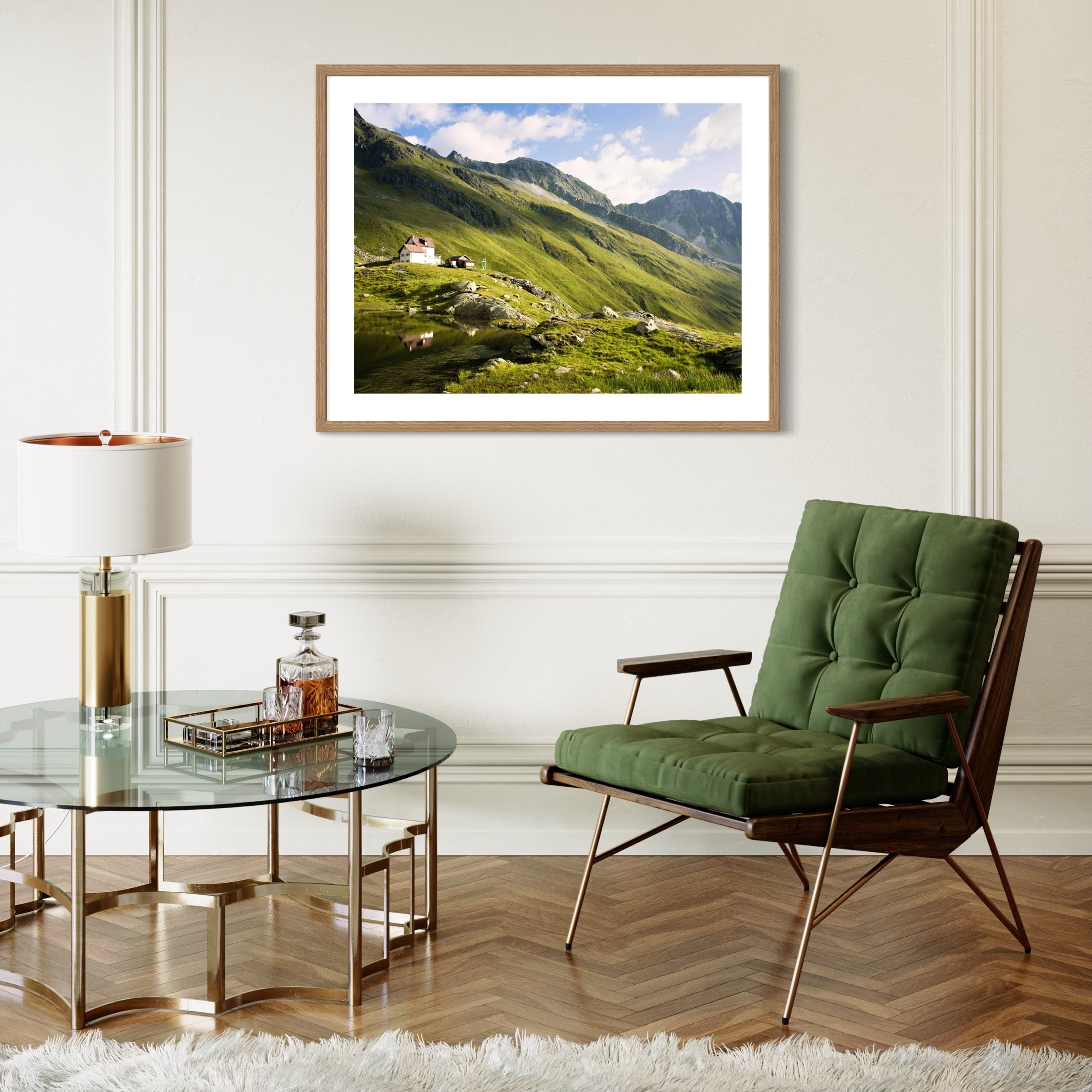 Hillside Refuge - Moderno Wall Art Wall Art