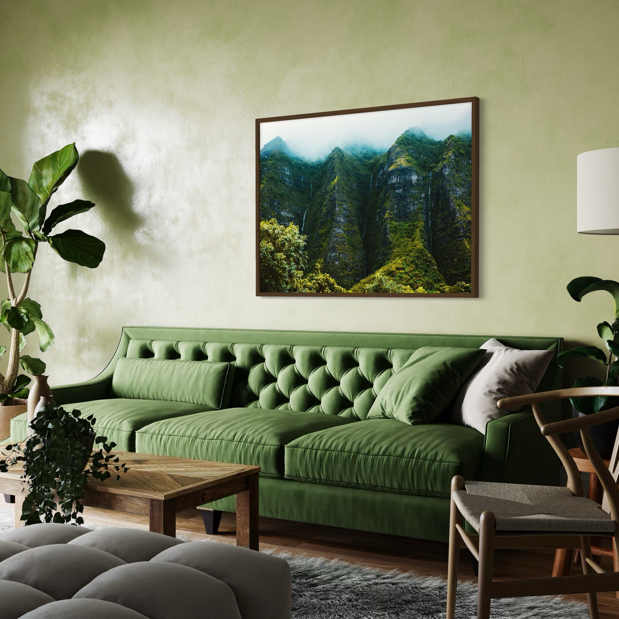 Verdant Paradise - Moderno Wall Art Wall Art