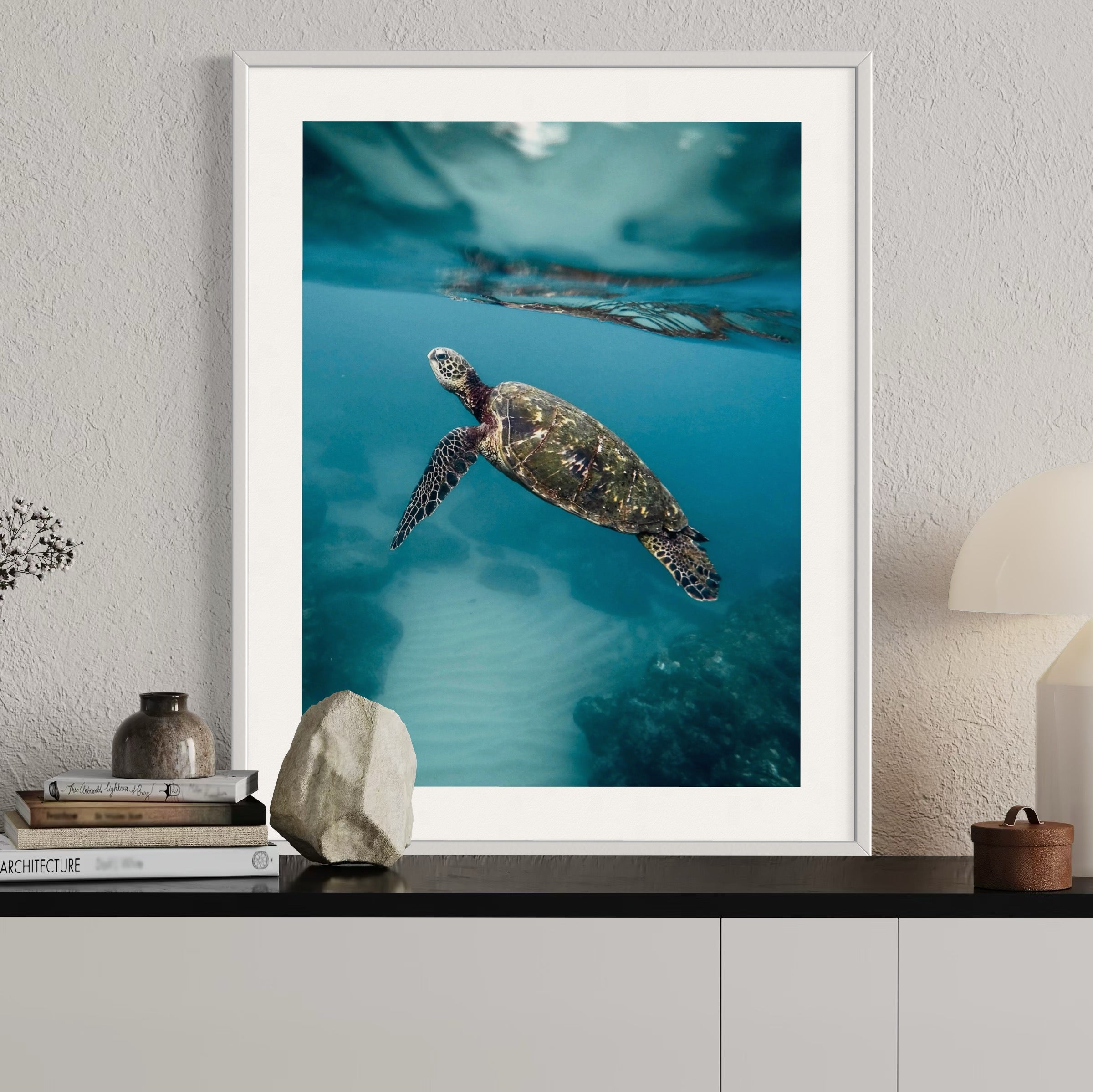 Grace Beneath the Waves - Moderno Wall Art Wall Art