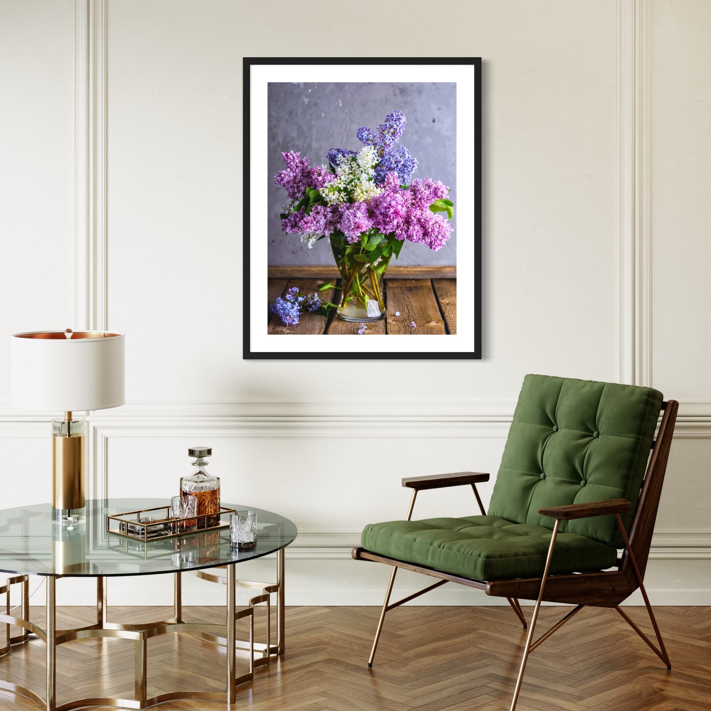 Lilac Bouquet - Moderno Wall Art Wall Art