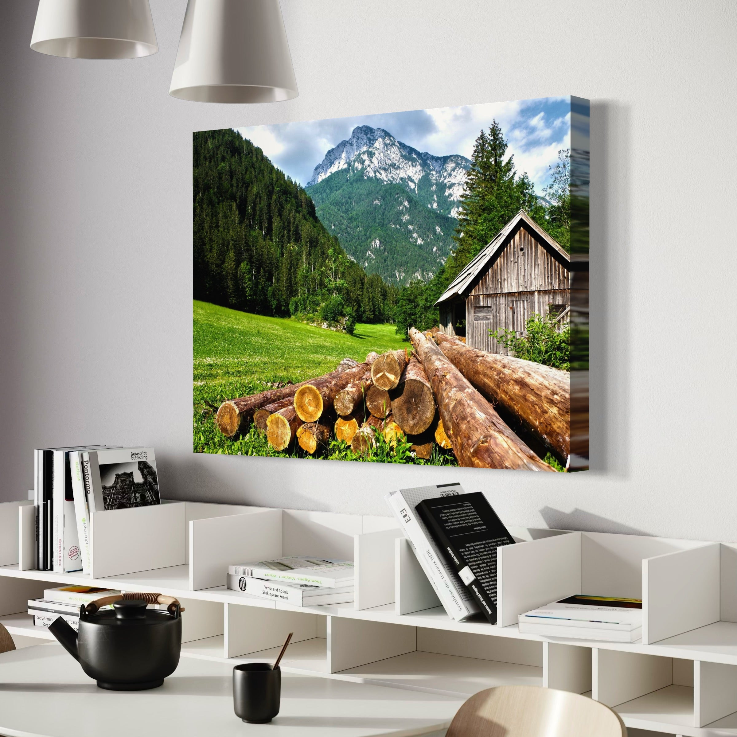 Alpine Meadow Life - Moderno Wall Art Wall Art