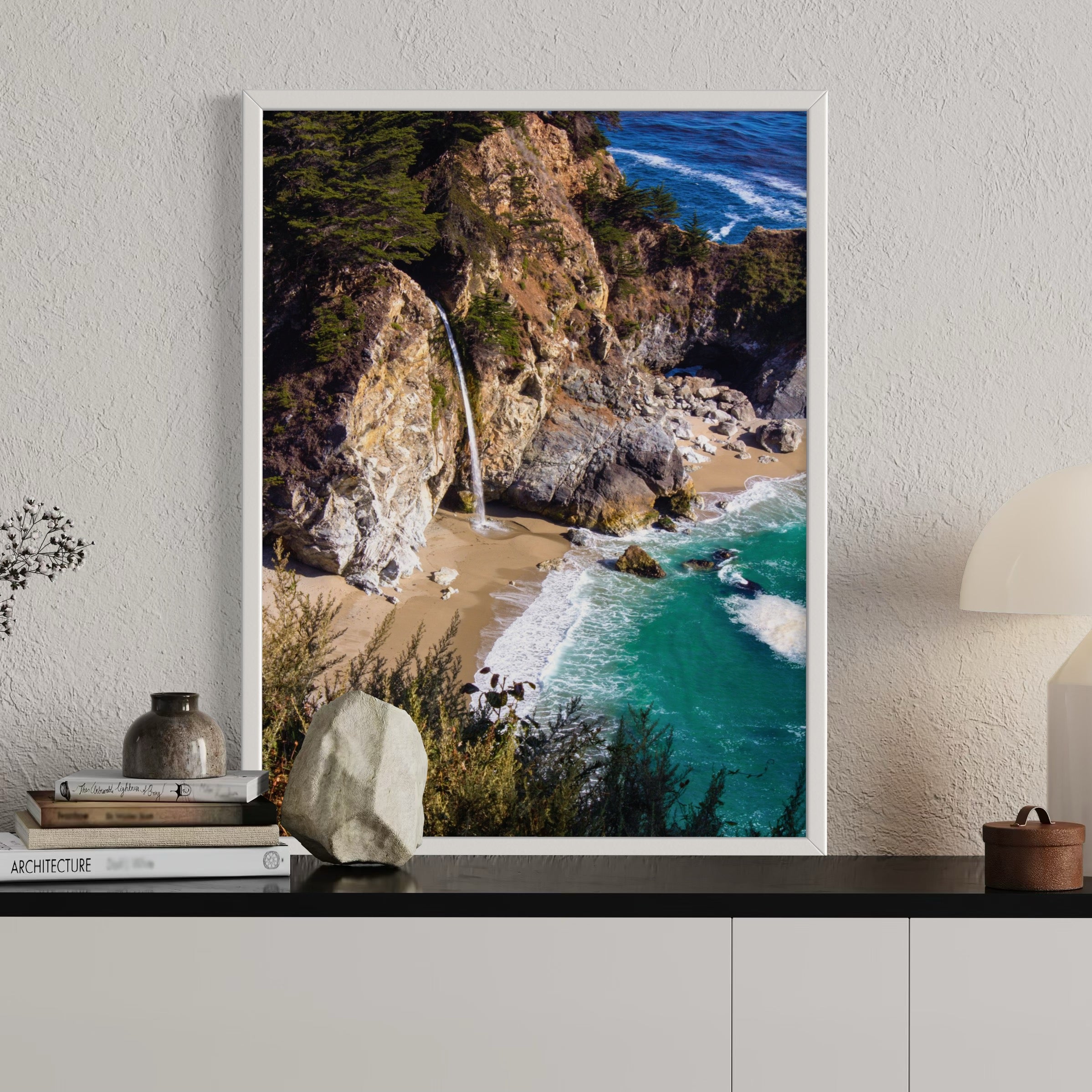 Tides of Big Sur - Moderno Wall Art Wall Art