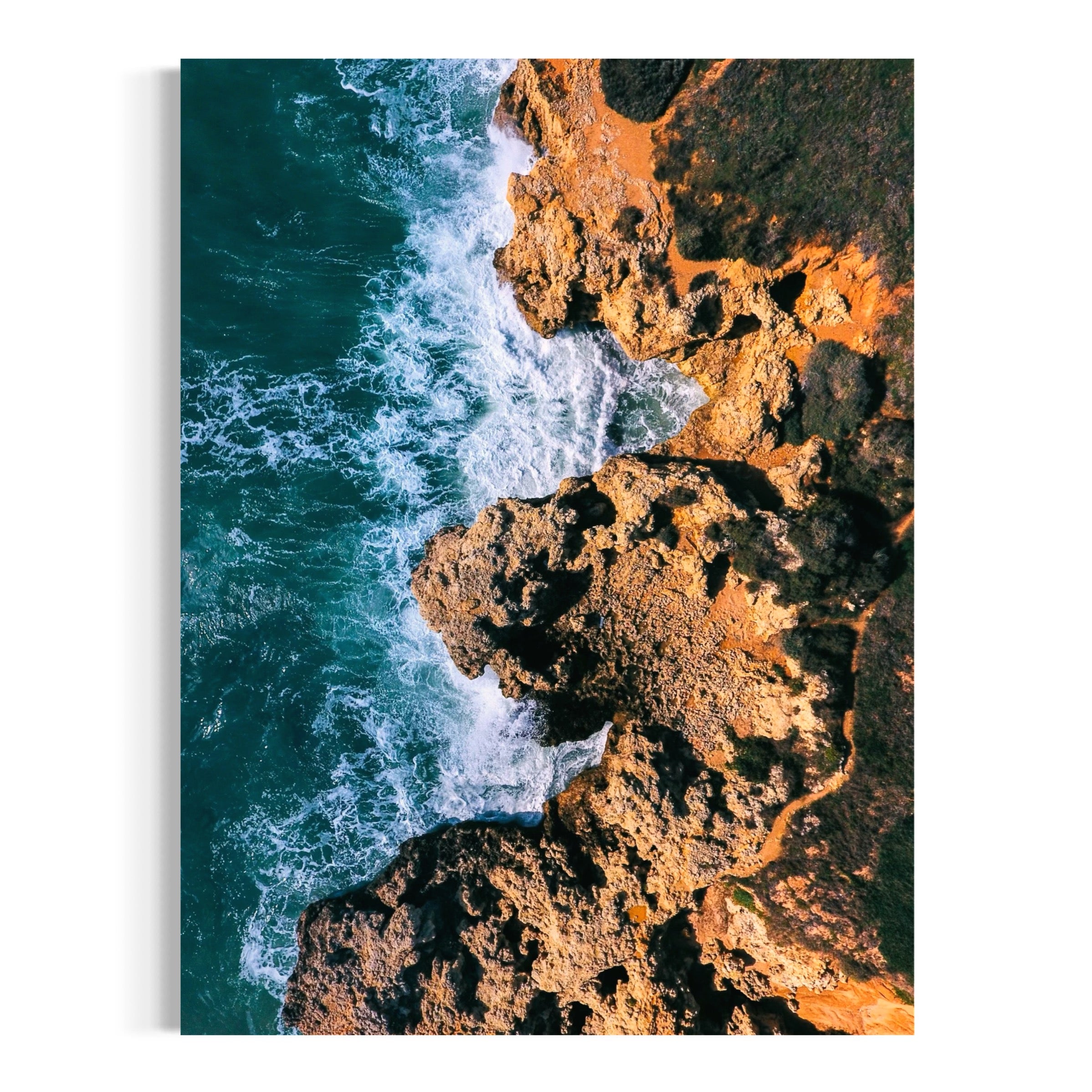 Land Meets Sea - Moderno Wall Art Wall Art