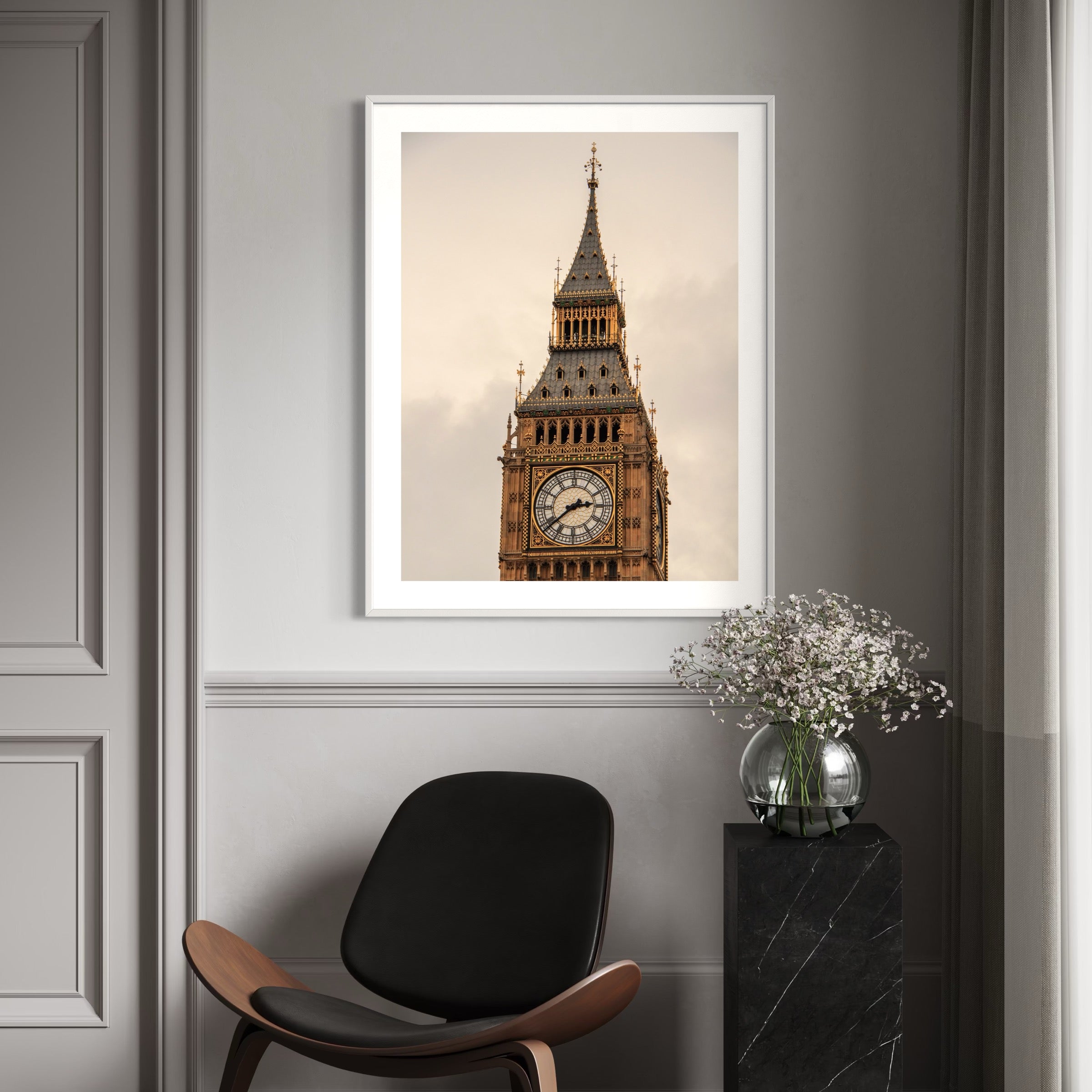 Big Ben Close-Up - Moderno Wall Art Wall Art