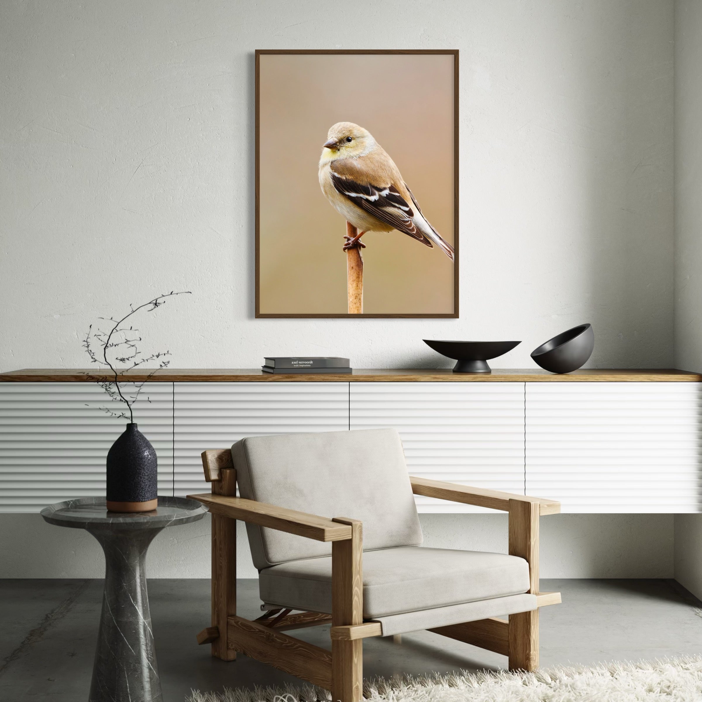 Poised in Stillness - Moderno Wall Art Wall Art