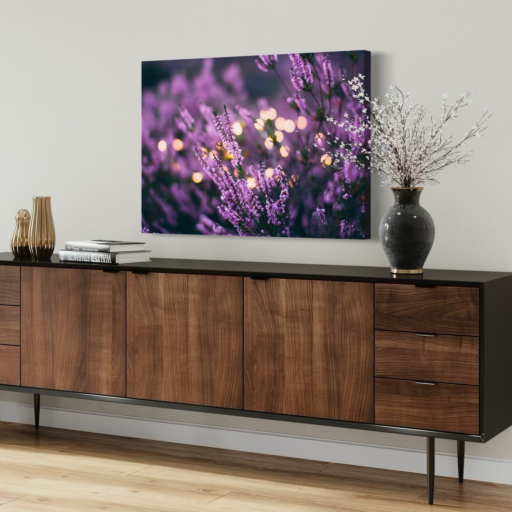 Lavender Dreamscape - Moderno Wall Art Wall Art