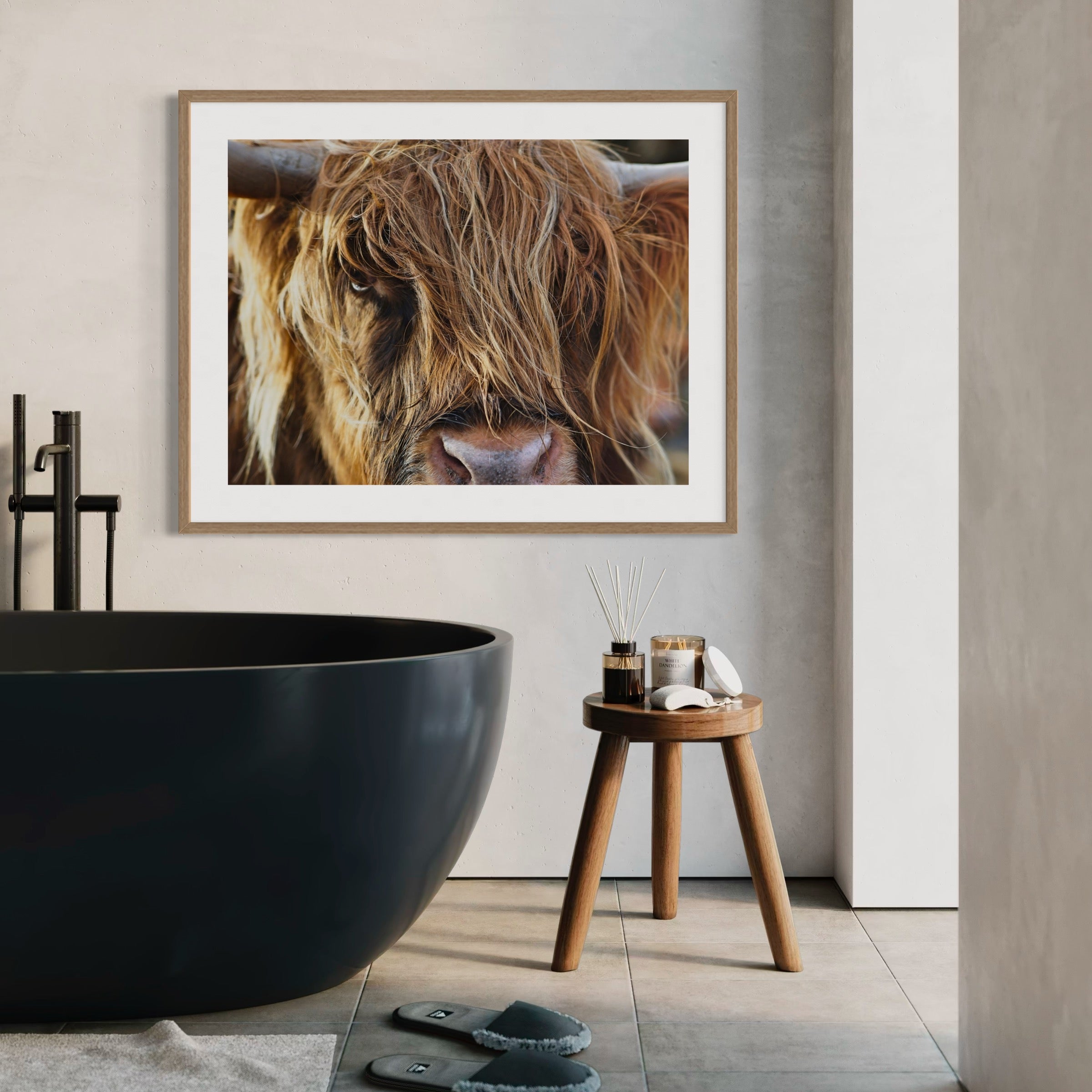 Highland Gaze - Moderno Wall Art Wall Art