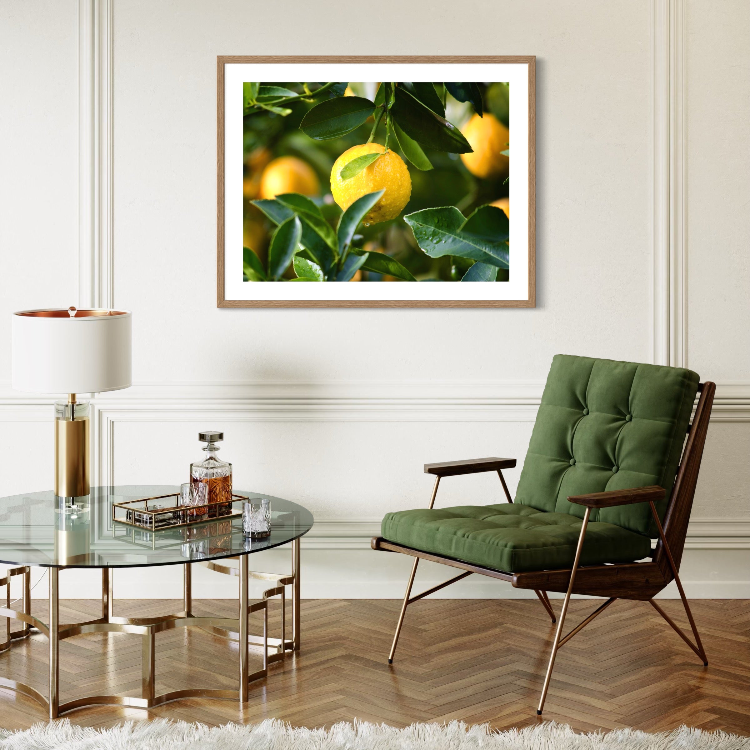 Lemon In Focus - Moderno Wall Art Wall Art