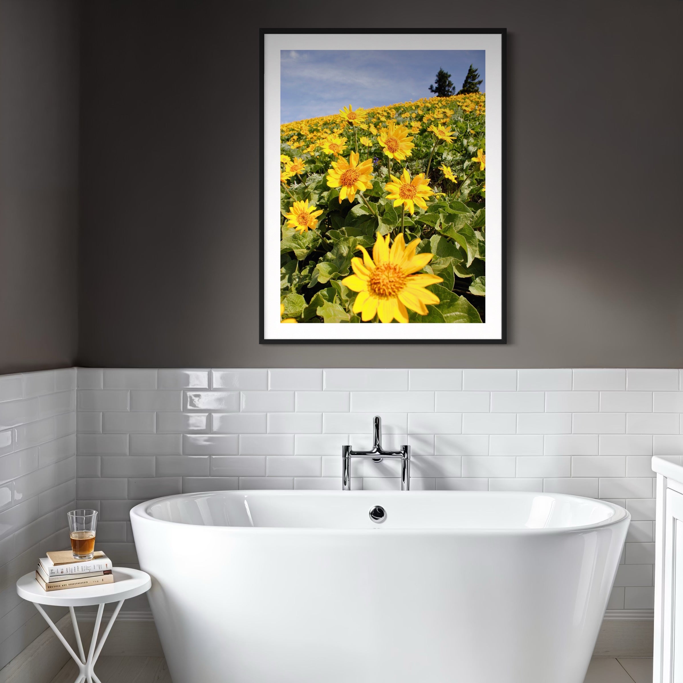 Hill of Sunshine - Moderno Wall Art Wall Art