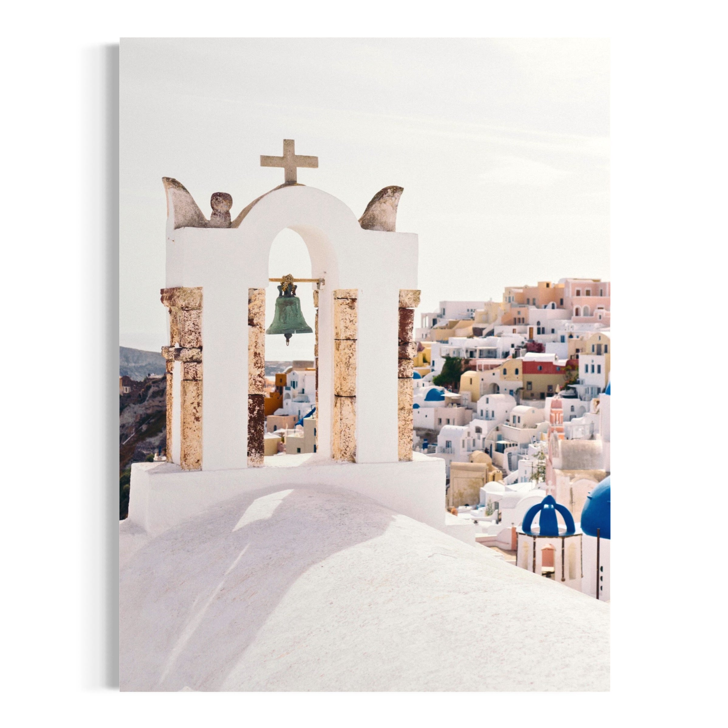 Bell Tower of Santorini - Moderno Wall Art Wall Art