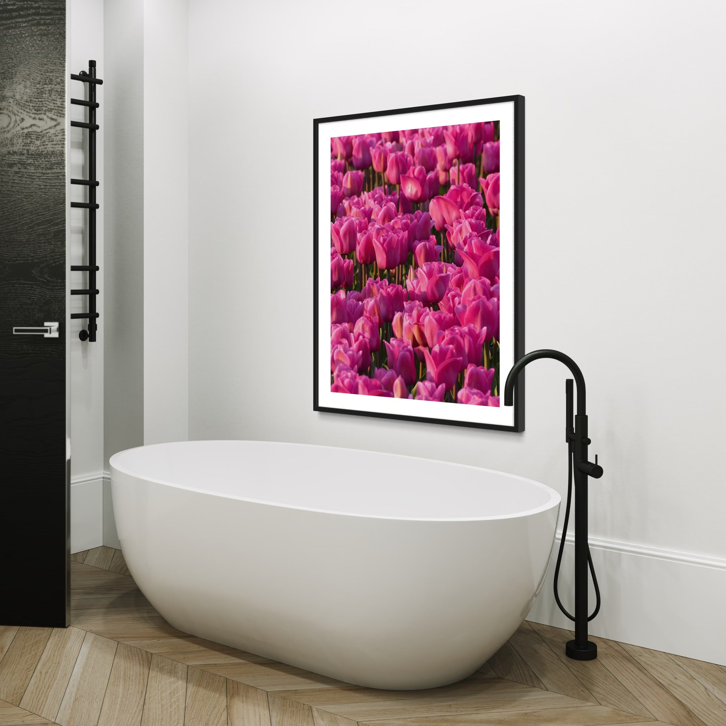 Radiant Petals - Moderno Wall Art Wall Art