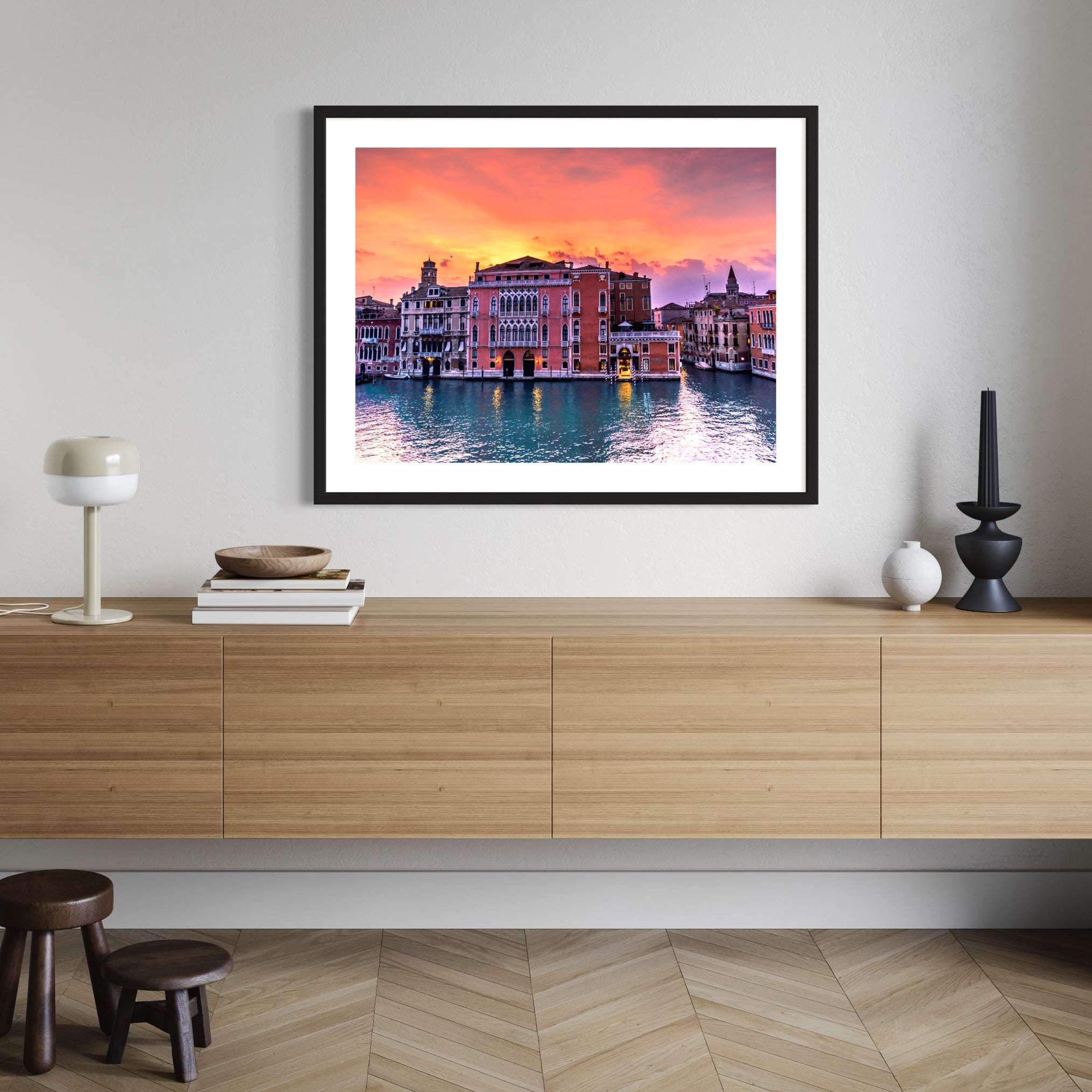 Warm Waters of Venice - Moderno Wall Art Wall Art