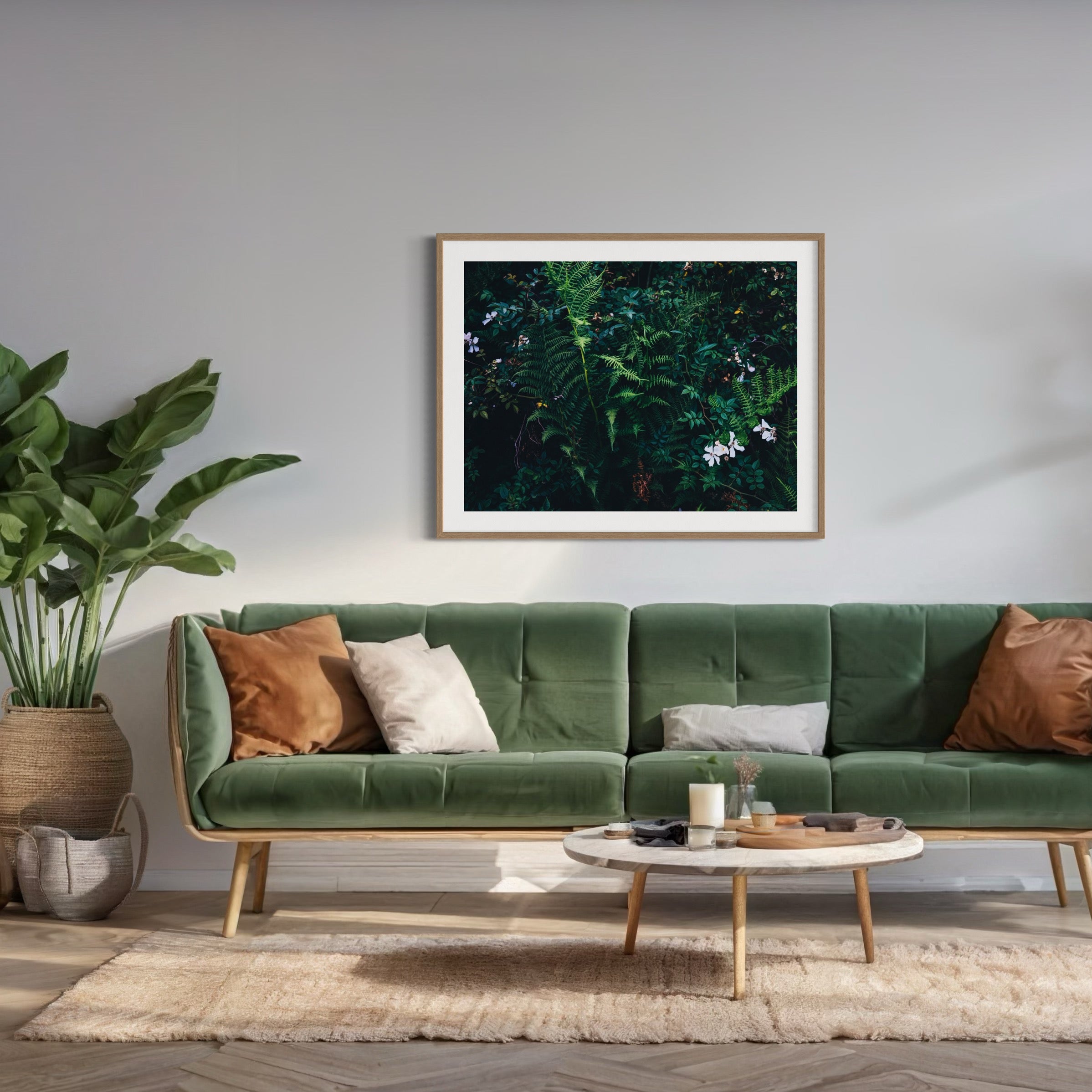Nature’s Verdant Tapestry - Moderno Wall Art Wall Art