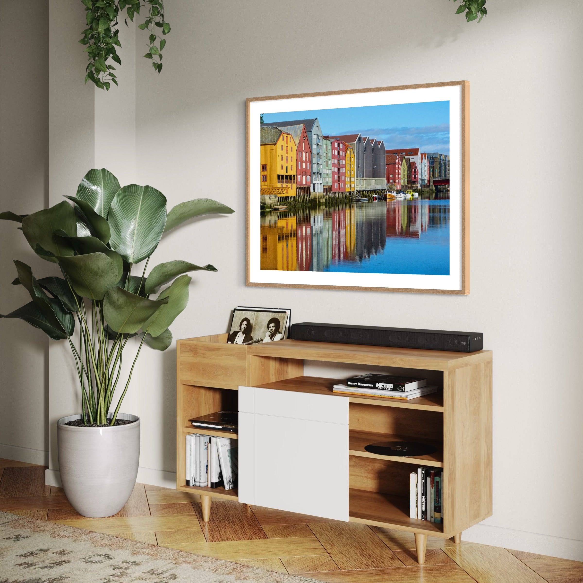 Nidelva Reflections - Moderno Wall Art Wall Art