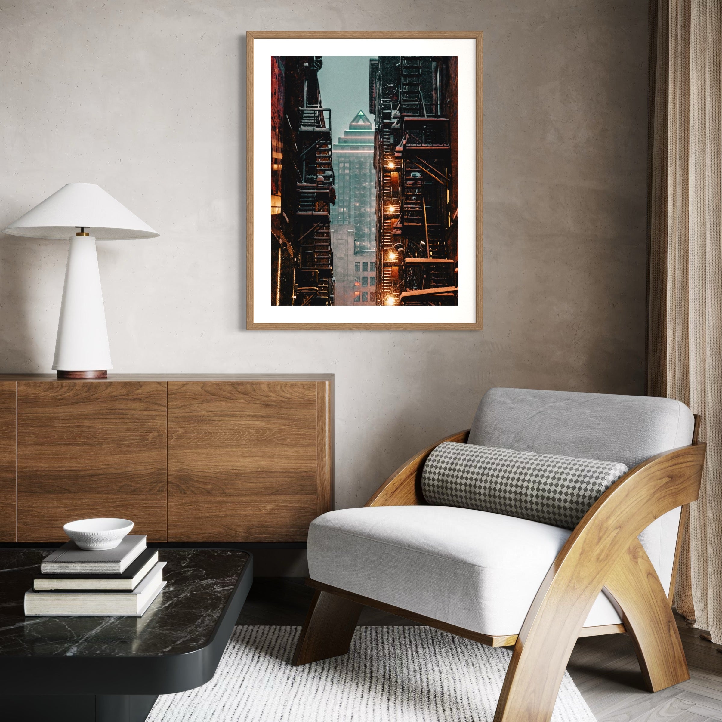 Alleyway Contrast - Moderno Wall Art Wall Art